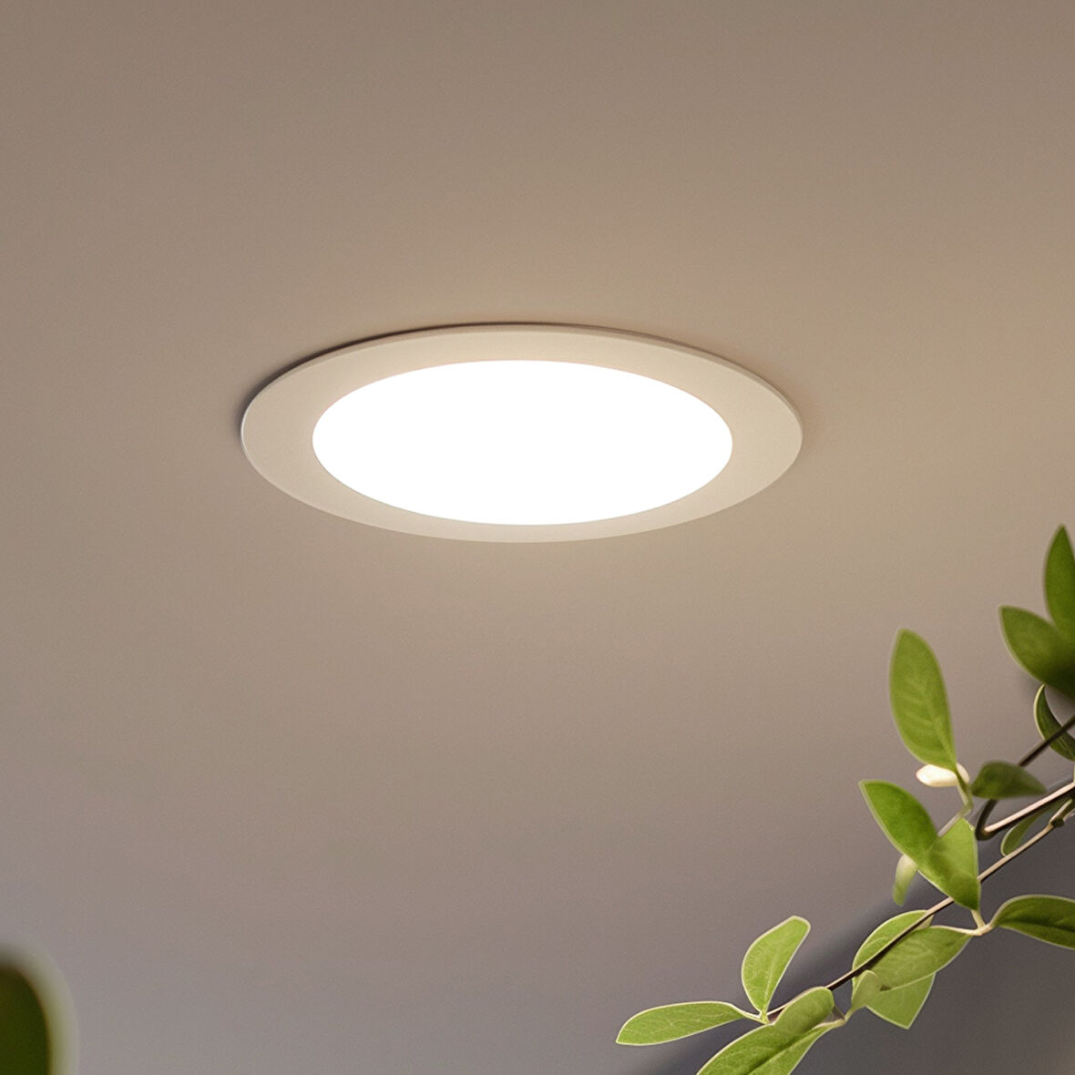 Maxled MX-1010N - 18W 4000K Ilık Beyaz | Beyaz Kasa Sıva Altı Yuvarlak LED Panel