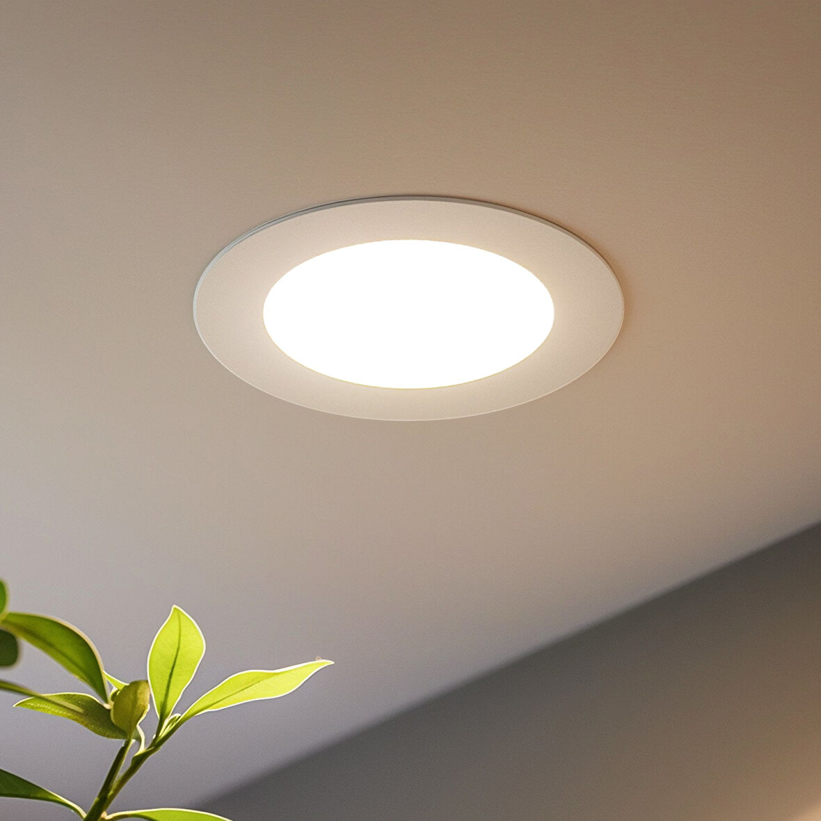 Maxled MX-1008B - 15W 6500K Soğuk Beyaz | Beyaz Kasa Sıva Altı Yuvarlak LED Panel
