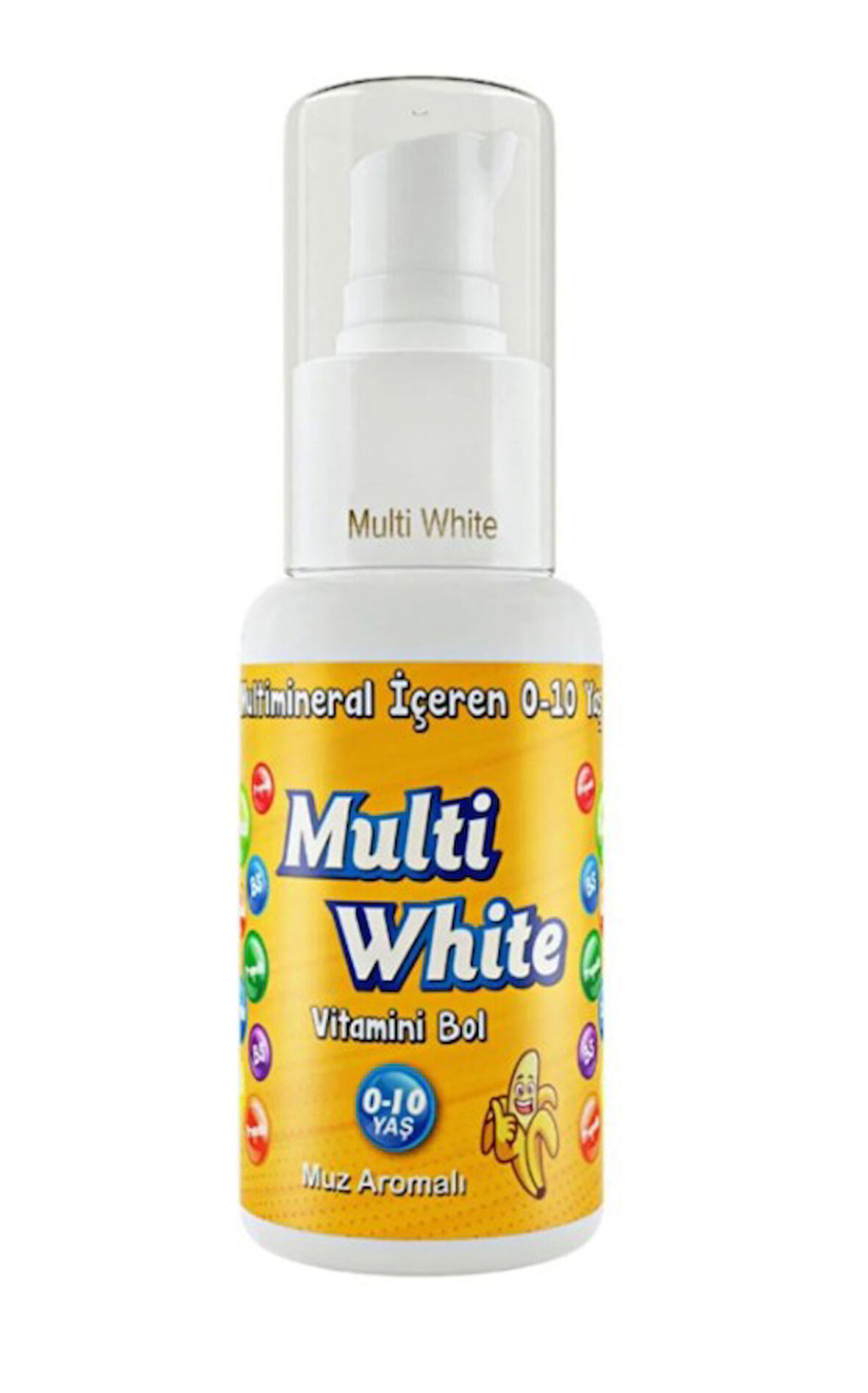 Multi White Diş Macunu Çocuklar İçin Muz Aromalı 50 ml