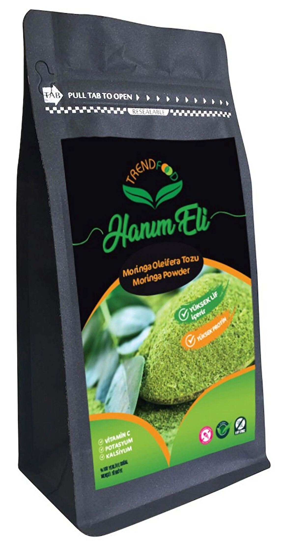 100 g Moringa Oleifera (pure powder) Yaprağı Tozu