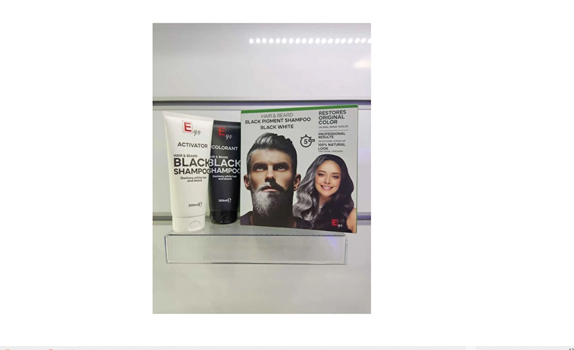 Haır&bread Black Pıgment Shampoo Black White Siyahlatıcı