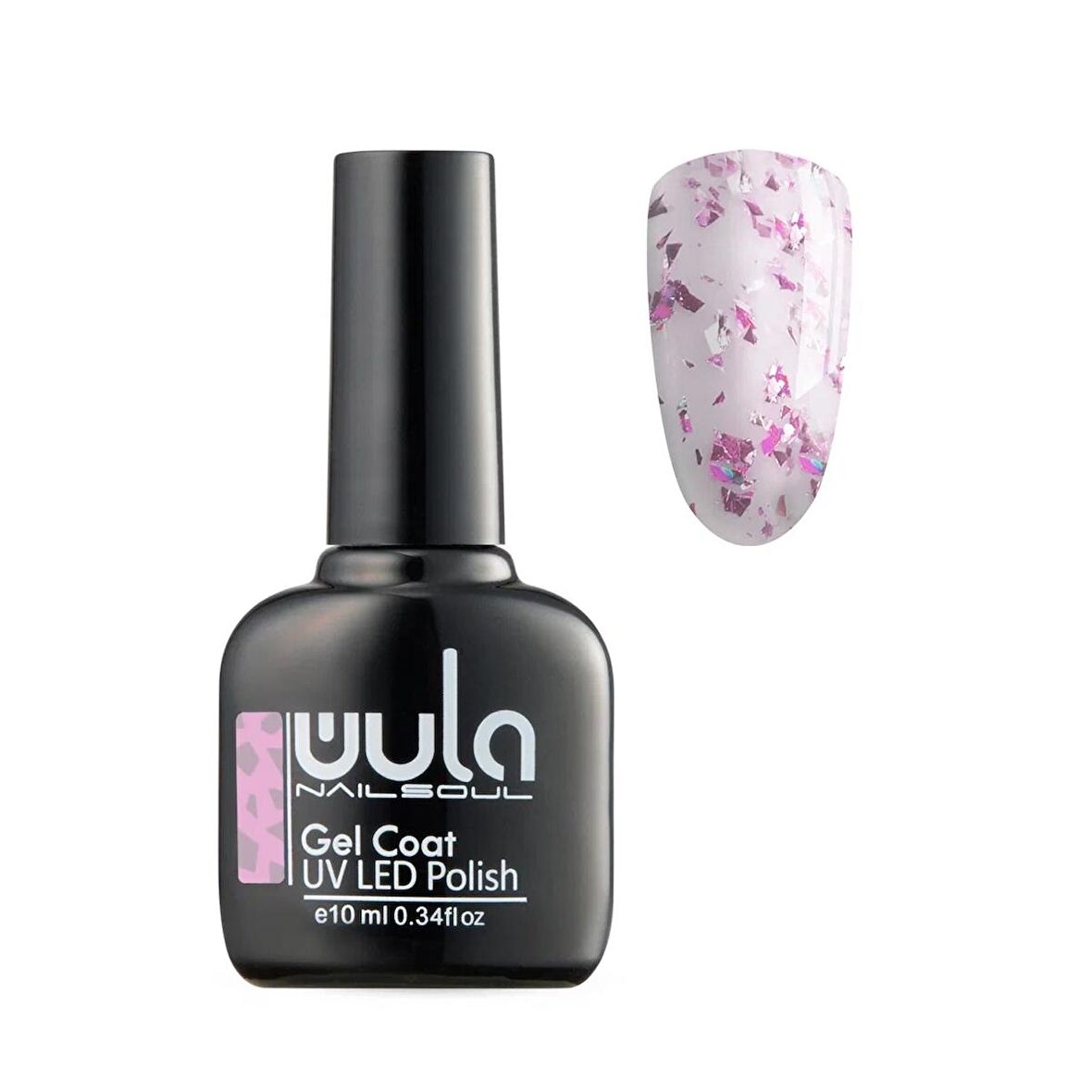 Wula Kalıcı Oje Nailsoul Glitter Rain Simli 10ml Ton 620