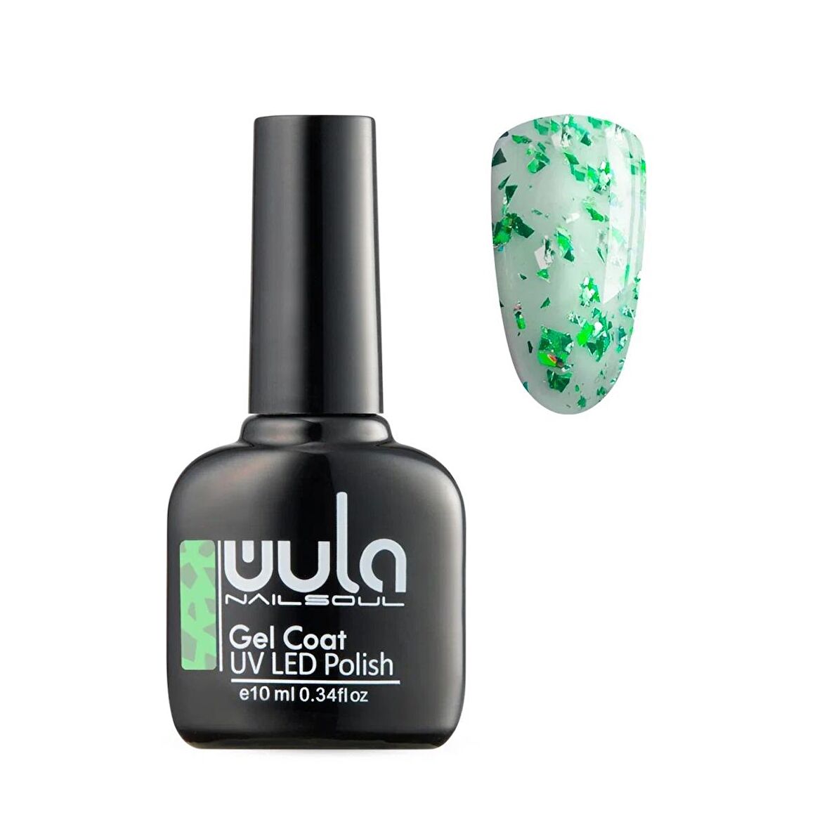 Wula Kalıcı Oje Nailsoul Glitter Rain Simli 10ml Ton 624