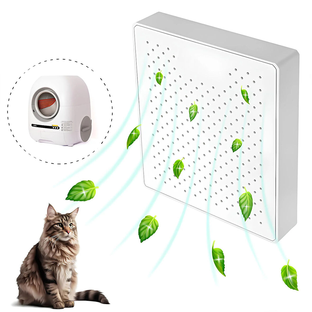 Wero Kedi Kum Kabı Pro Hava Temizleyici,  Koku Giderici ve Azaltıcı