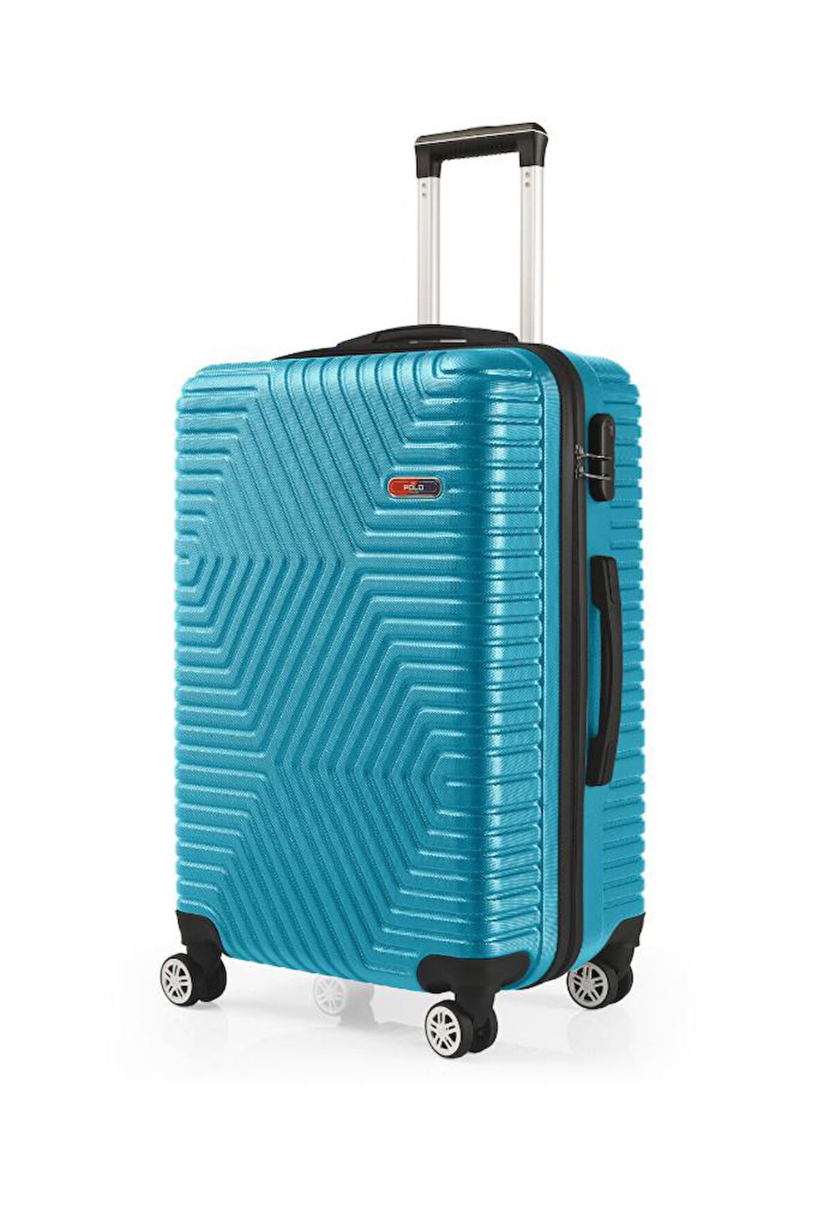 G&D Polo Suitcase Abs Petrol Yeşili Orta Boy Valiz 600.21-O