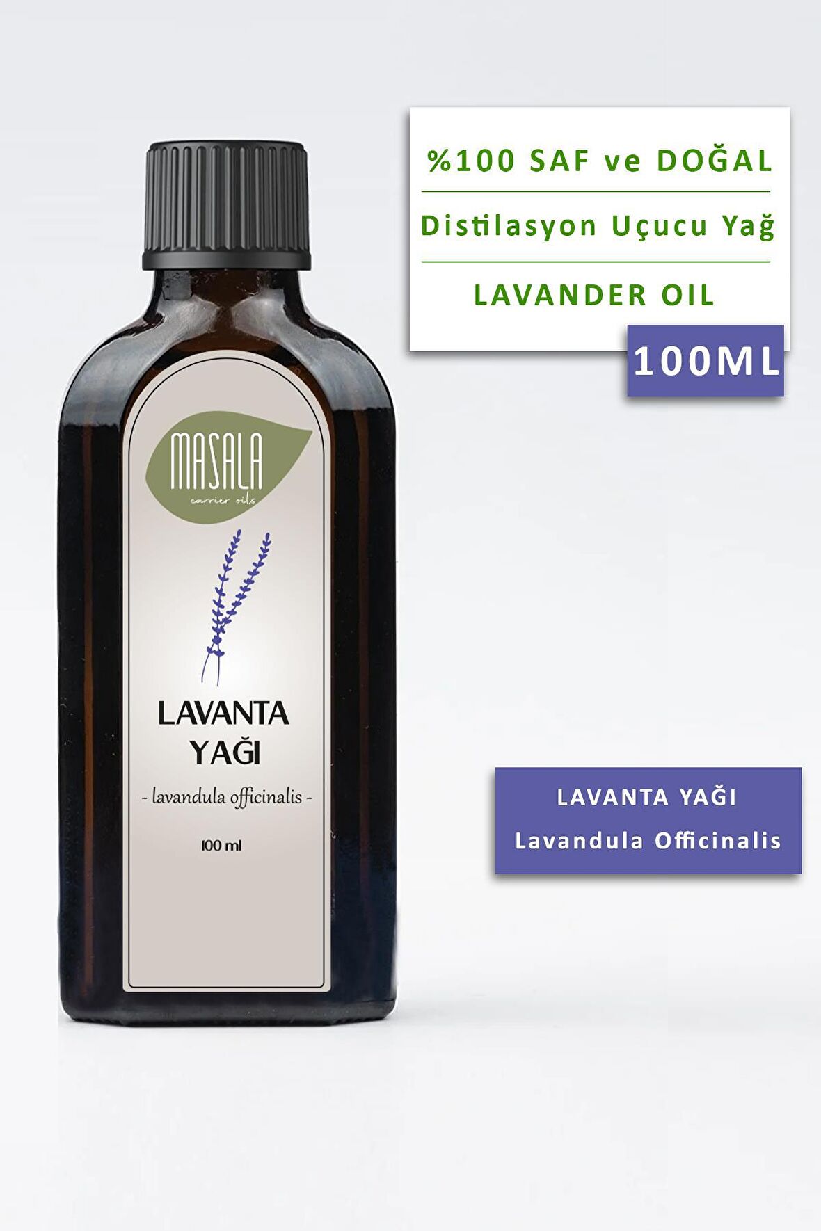 Masala Saf Lavanta Yağı 100 ml. (Lavender Oil)