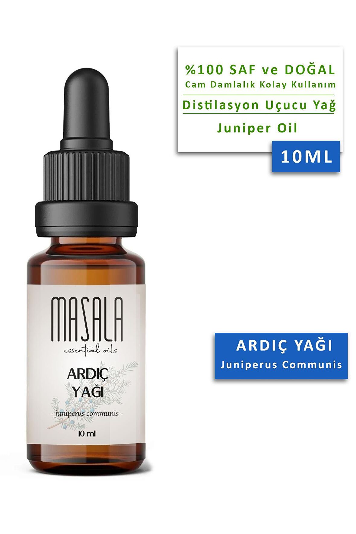 Masala Saf Ardıç Yağı 10 ml. (Juniper Berry Oil) 