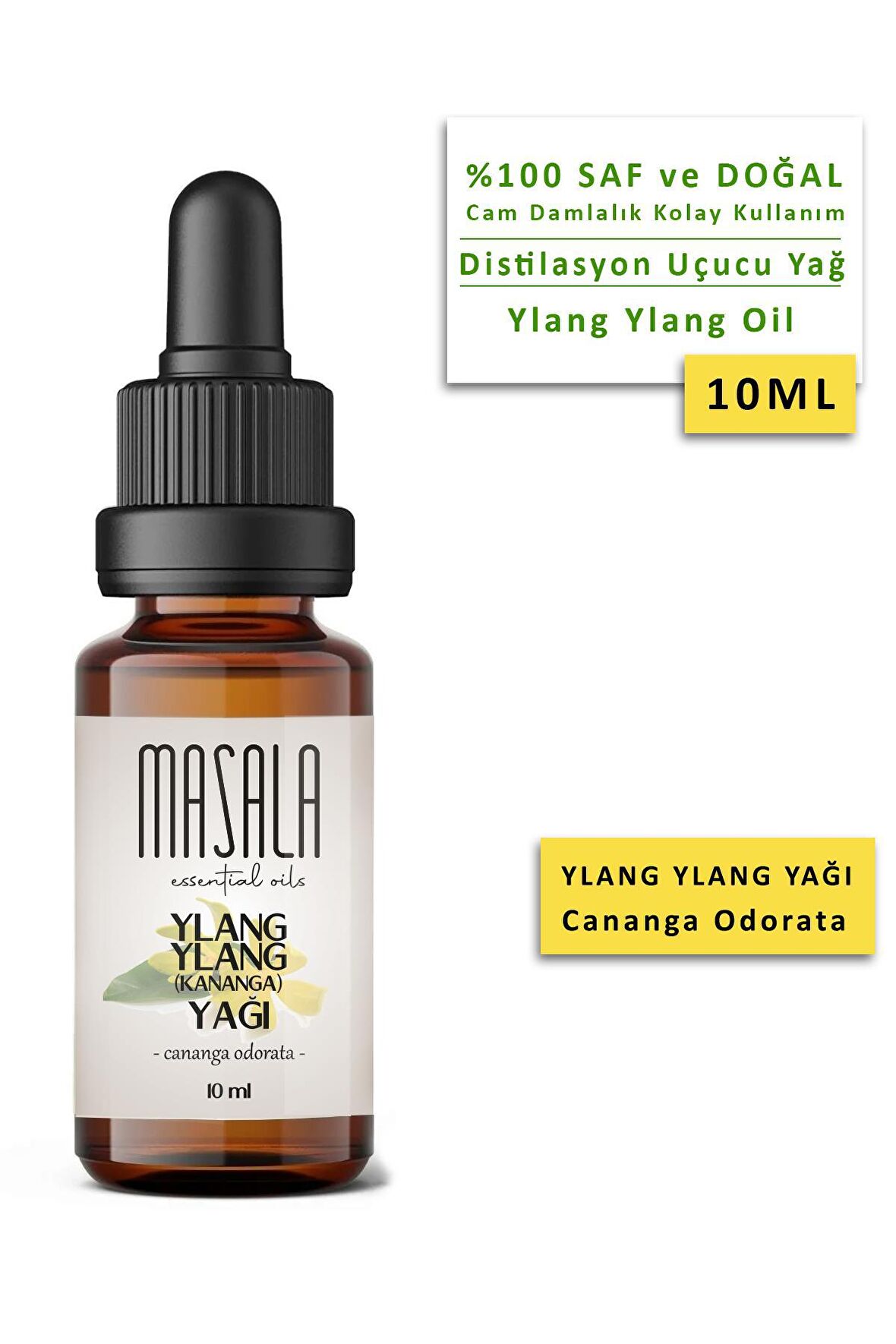 Masala Ylang Ylang (Kananga) Yağı 10 ml. - (Ylang Ylang Essential Oil) 