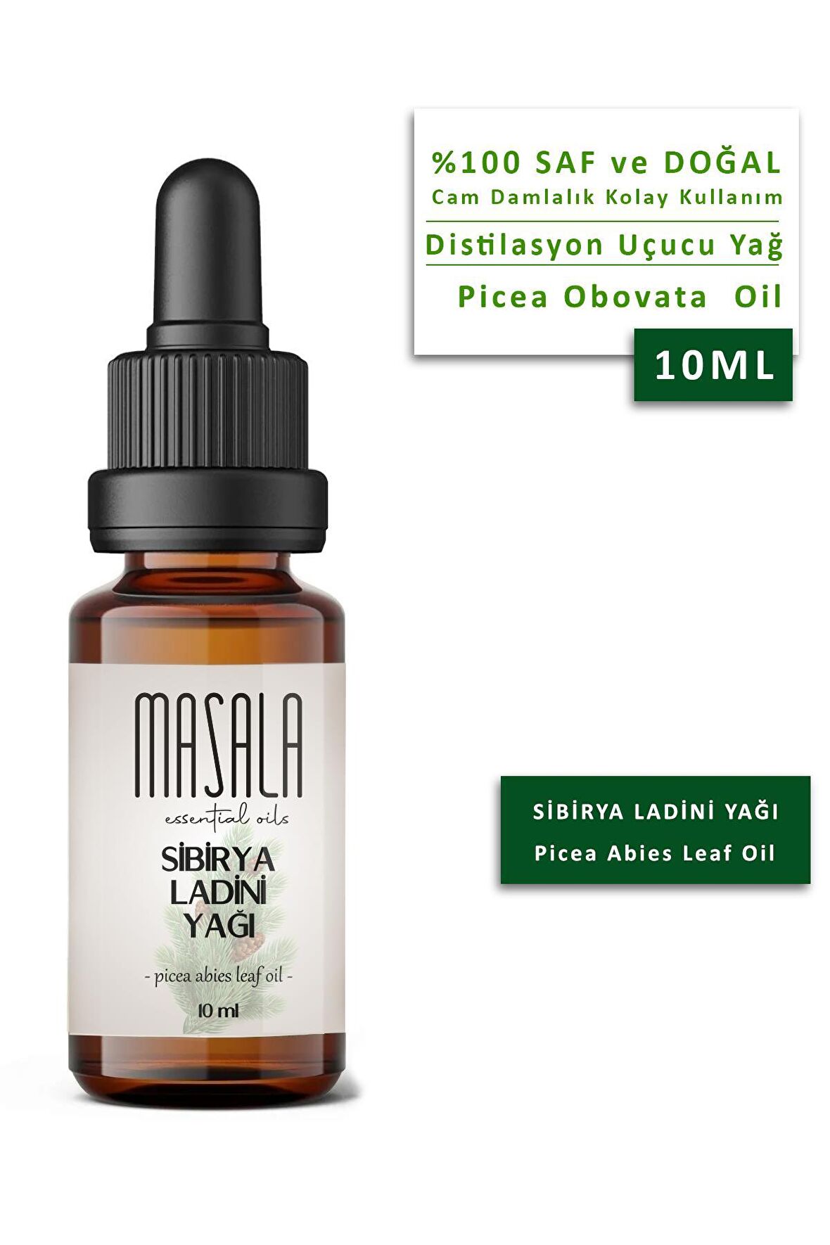 Masala Sibirya Ladini Yağı 10 ml. - (White Spruce Essential Oil) 