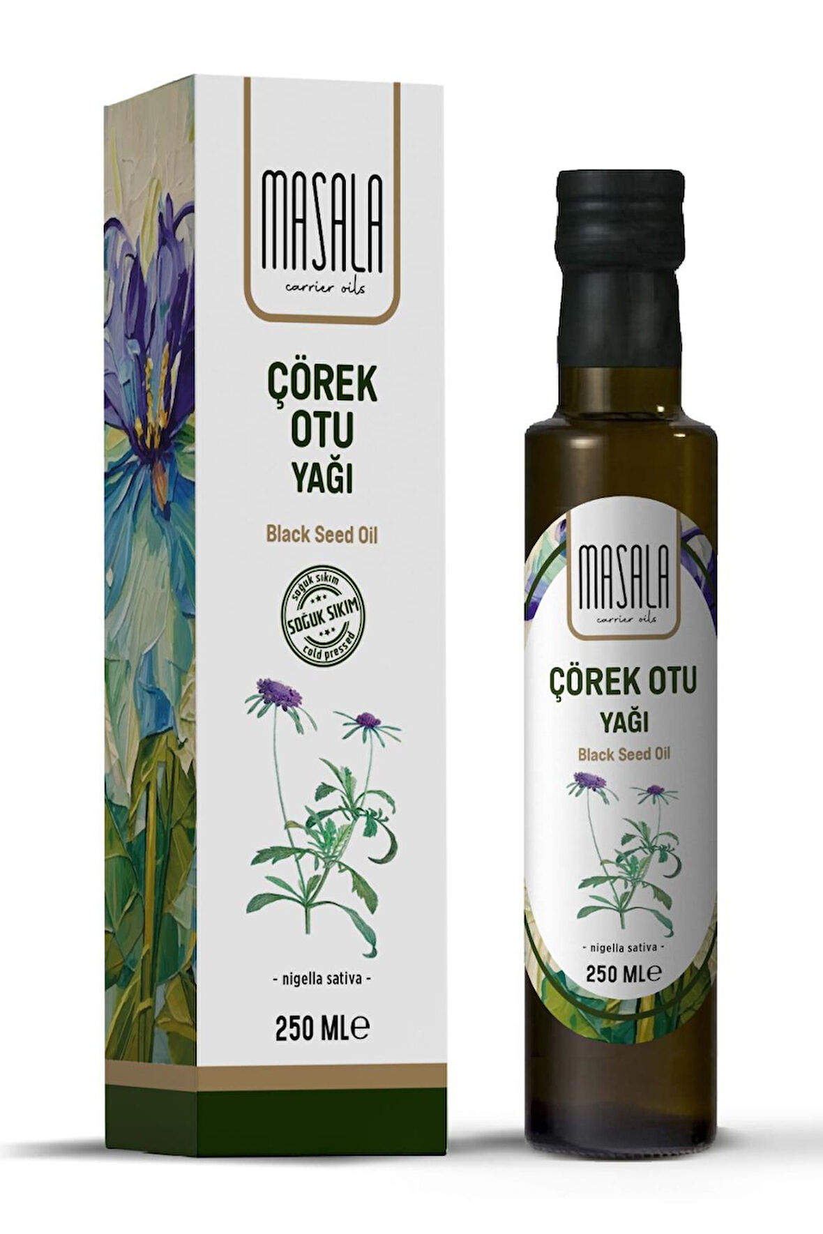 Soğuk Pres Çörekotu Yağı 250 ml – Sorteksli, Saf ve Katkısız (Black Cumin Oil)