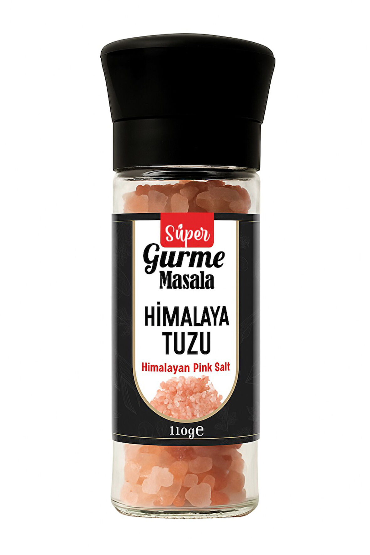 Pembe Himalaya Tuzu 110 g -Değirmen Kapaklı (Pink Himalayan Salt)