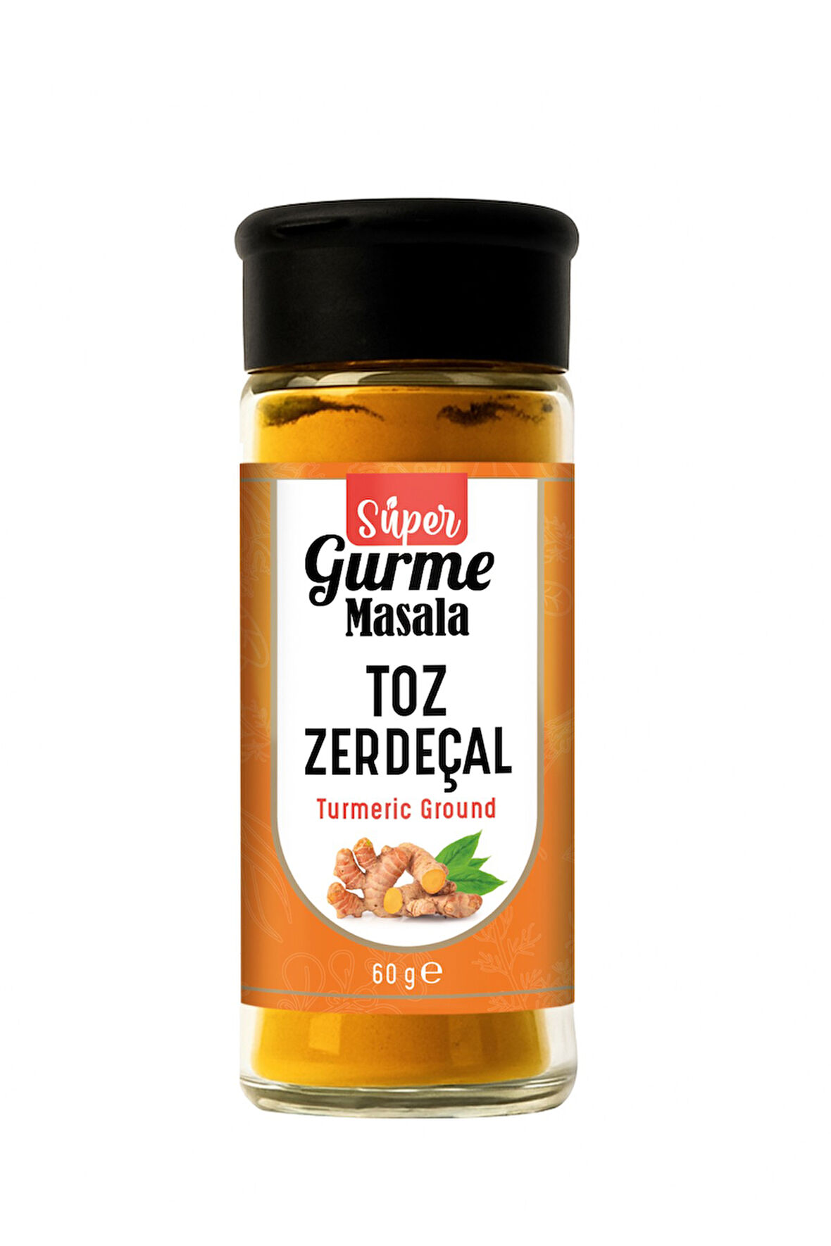 Zerdeçal Toz 60 gr – %100 Doğal, Katkısız, Cam Tuzluklu Ambalajda - Turmeric Powder (Menşei; Hindistan)