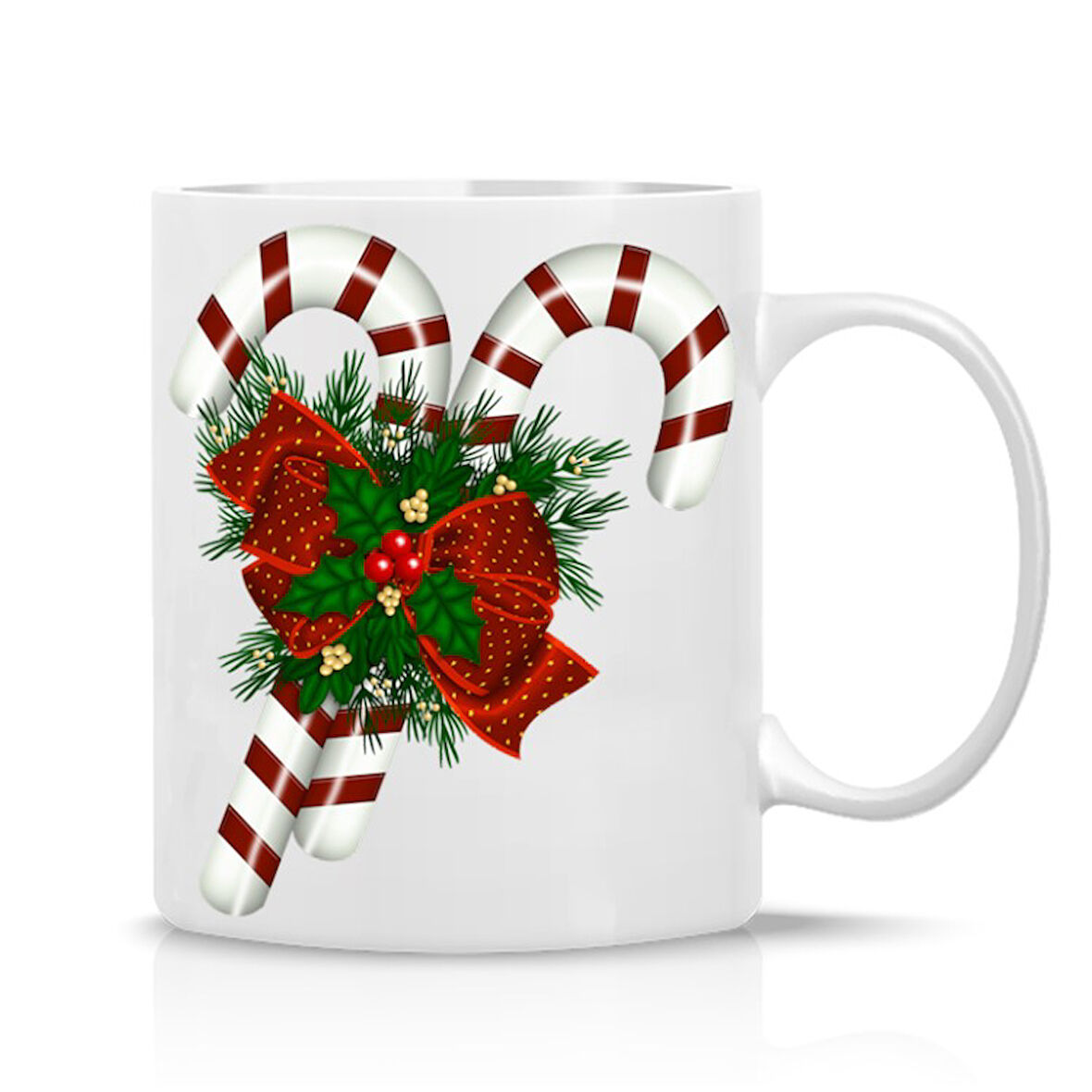Kişiye Özel Yılbaşı Merry Christmas Yeni Yıl Kulplu Kupa Bardak