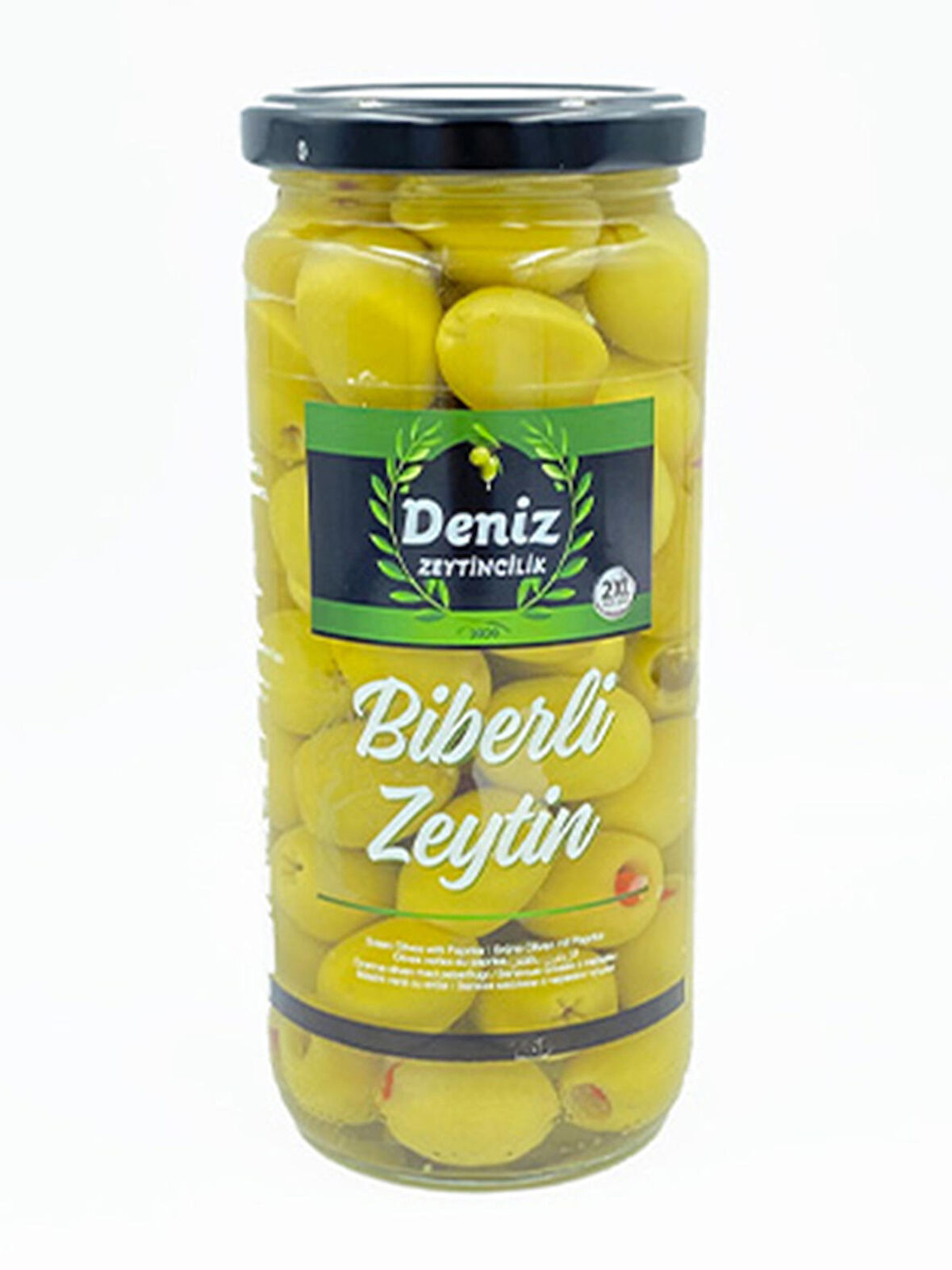 BİBERLİ ZEYTİN 2XL (181-200) 280GR KAVANOZ Ağırlık: 280GR