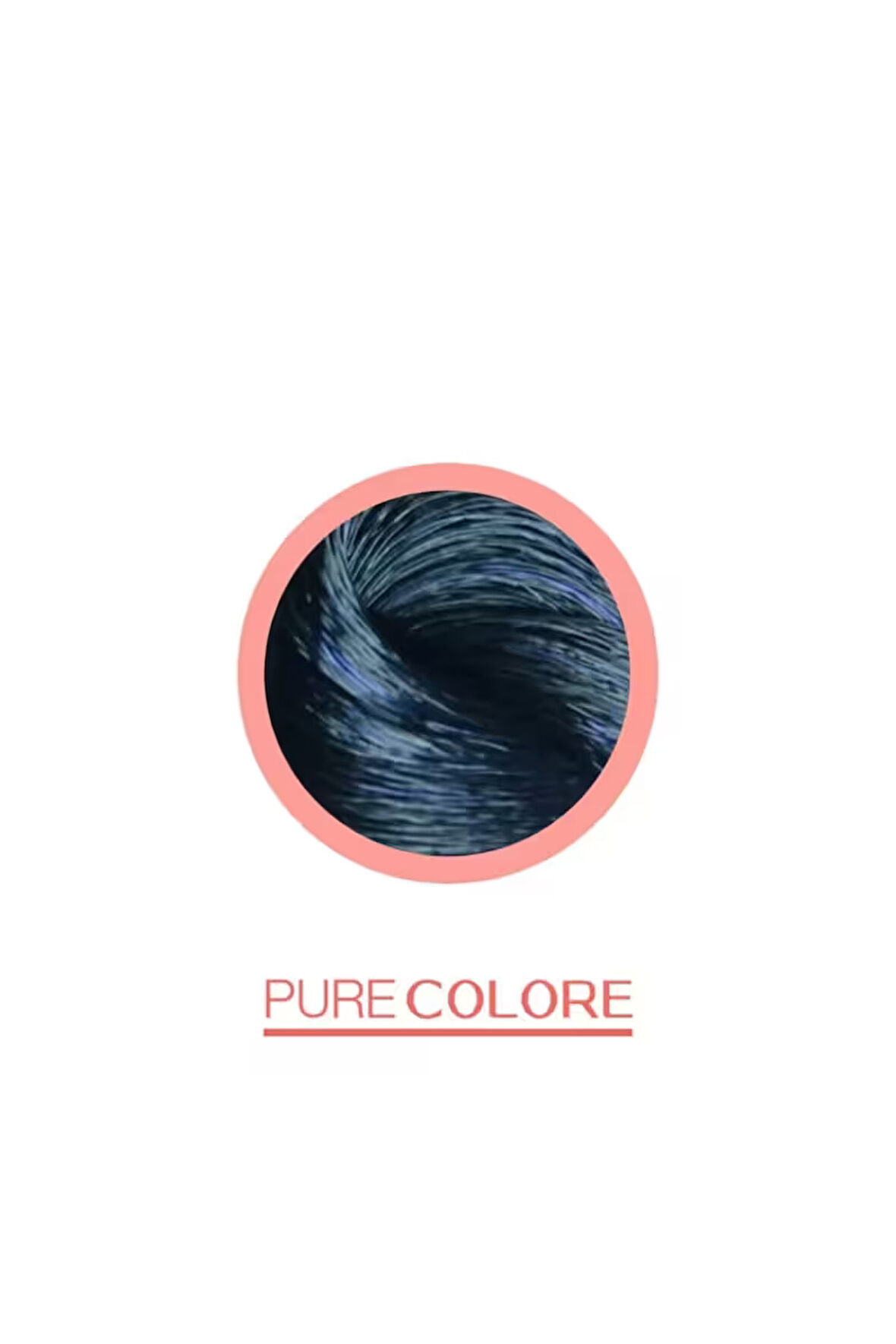 1/00 MAVİ SİYAH - PURECOLORE YAĞ BAZLI KREM SAÇ BOYASI 100ml - Düşük Amonyaklı, Kolajen & Keratin İçerikli