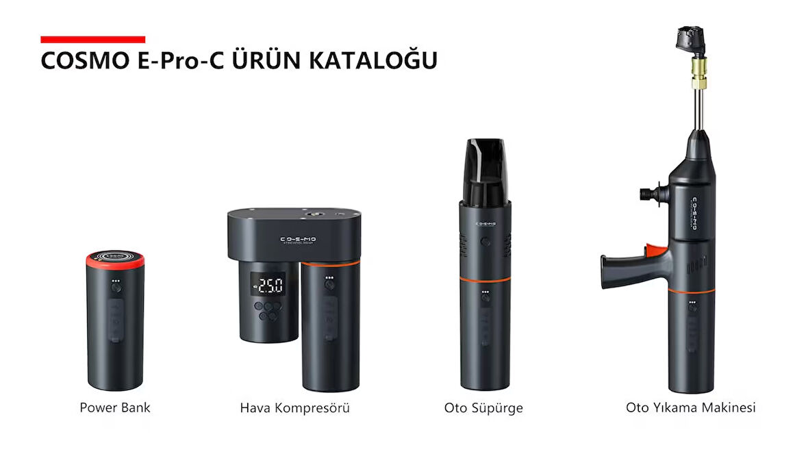 Cosmo Technology Profesyonel Araç Bakım ve Yardım Seti | Çok Amaçlı Otomobil Ekipmanları