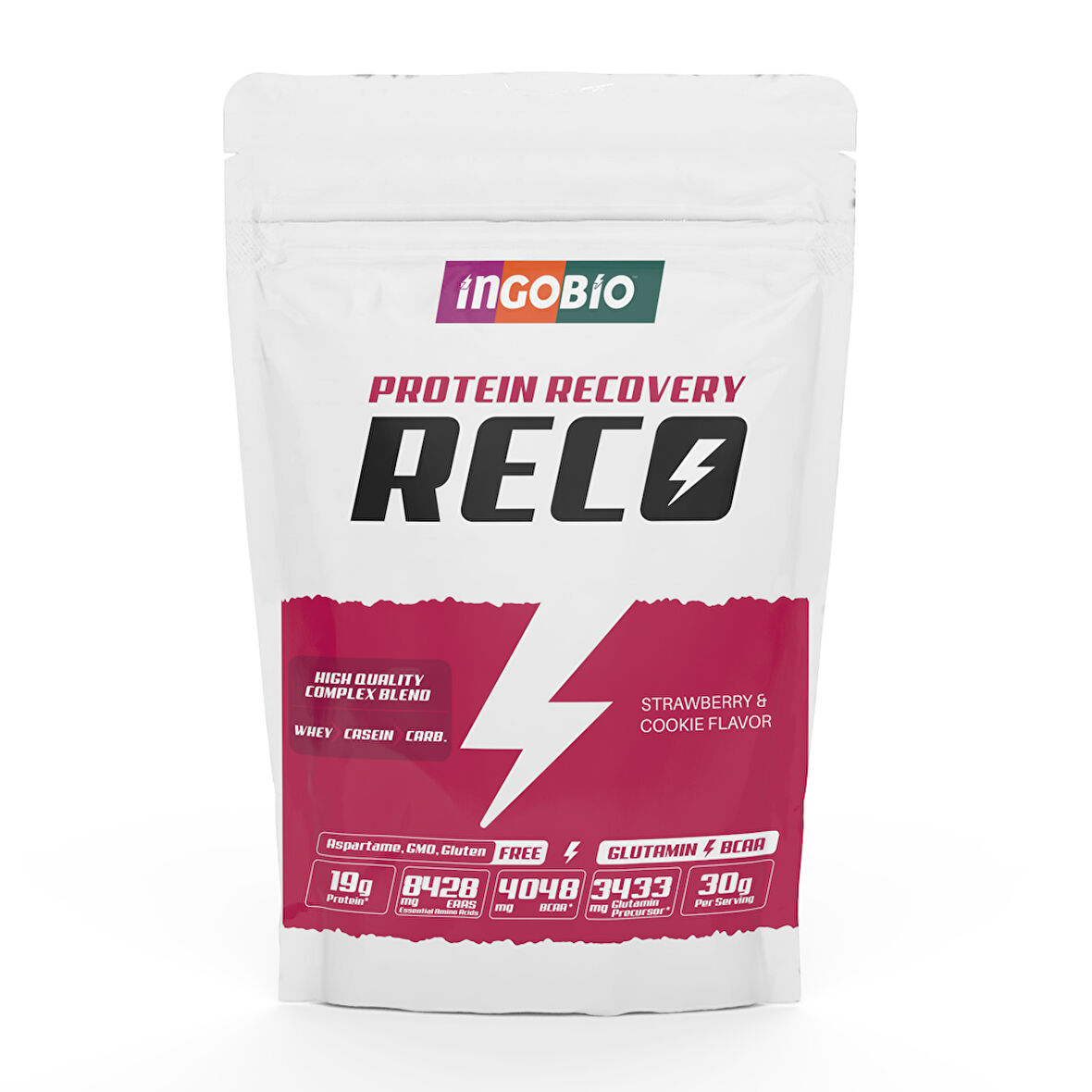 ingobio Reco Çilek ve Kurabiye Aromalı Whey Protein