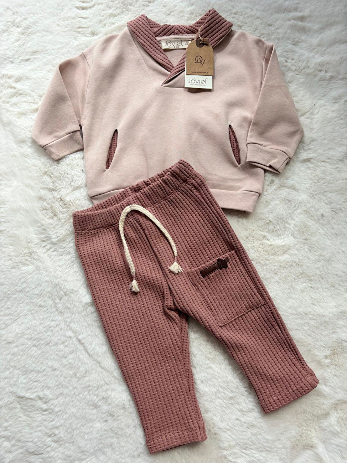 Cepli Kpitone Kapşonlu İkili Takım