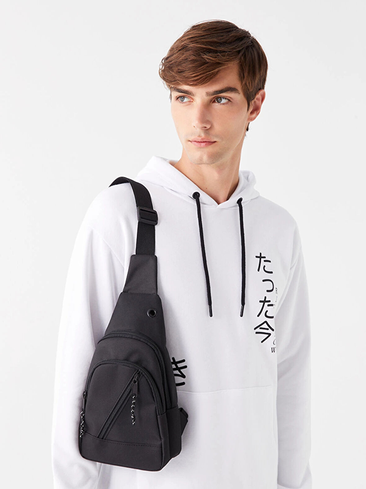 LCW ACCESSORIES SİYAH Düz Erkek Göğüs Çantası