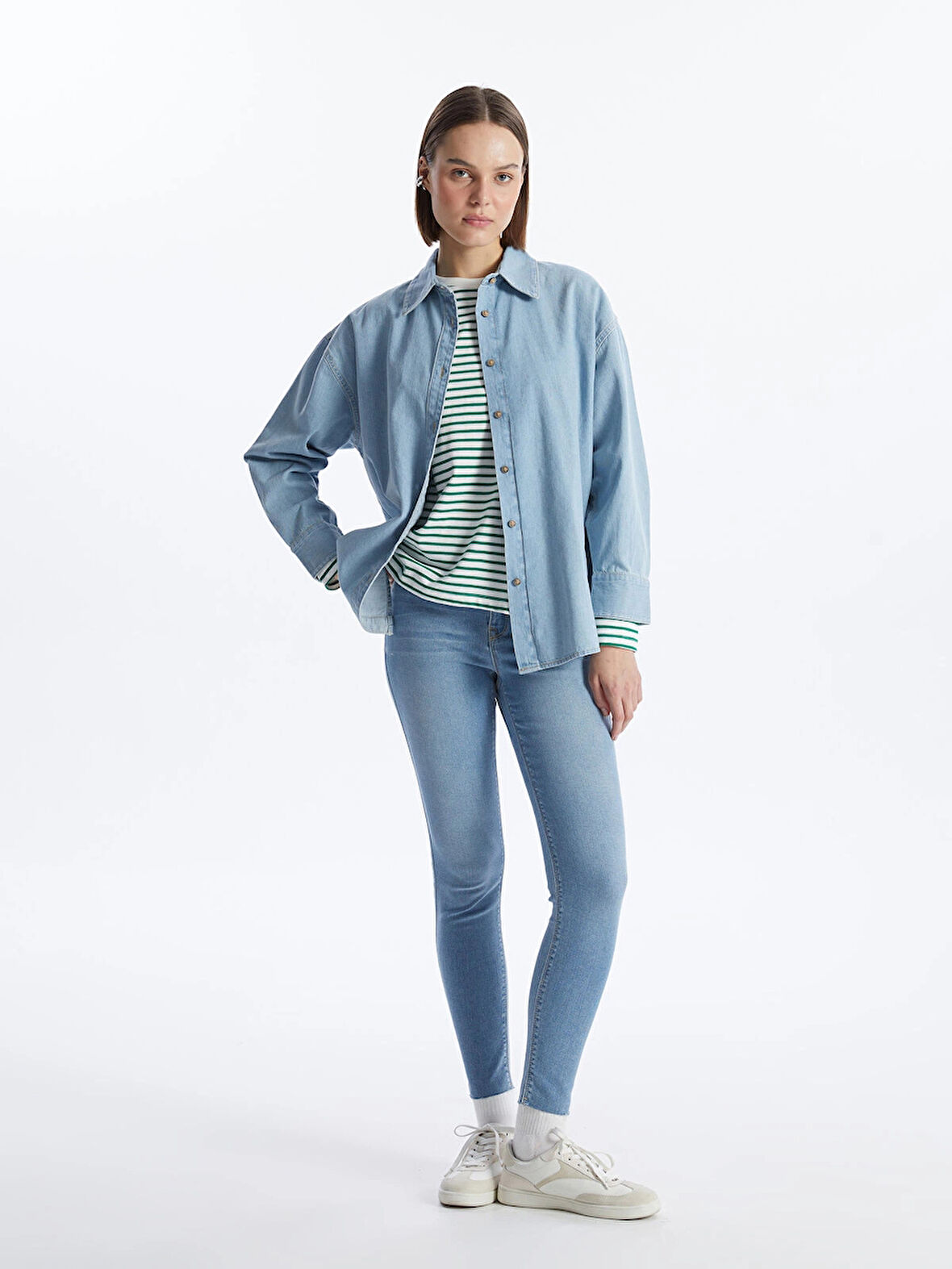 LCW Jeans Indigo Mercury Skinny Fit Kadın Jean Pantolon