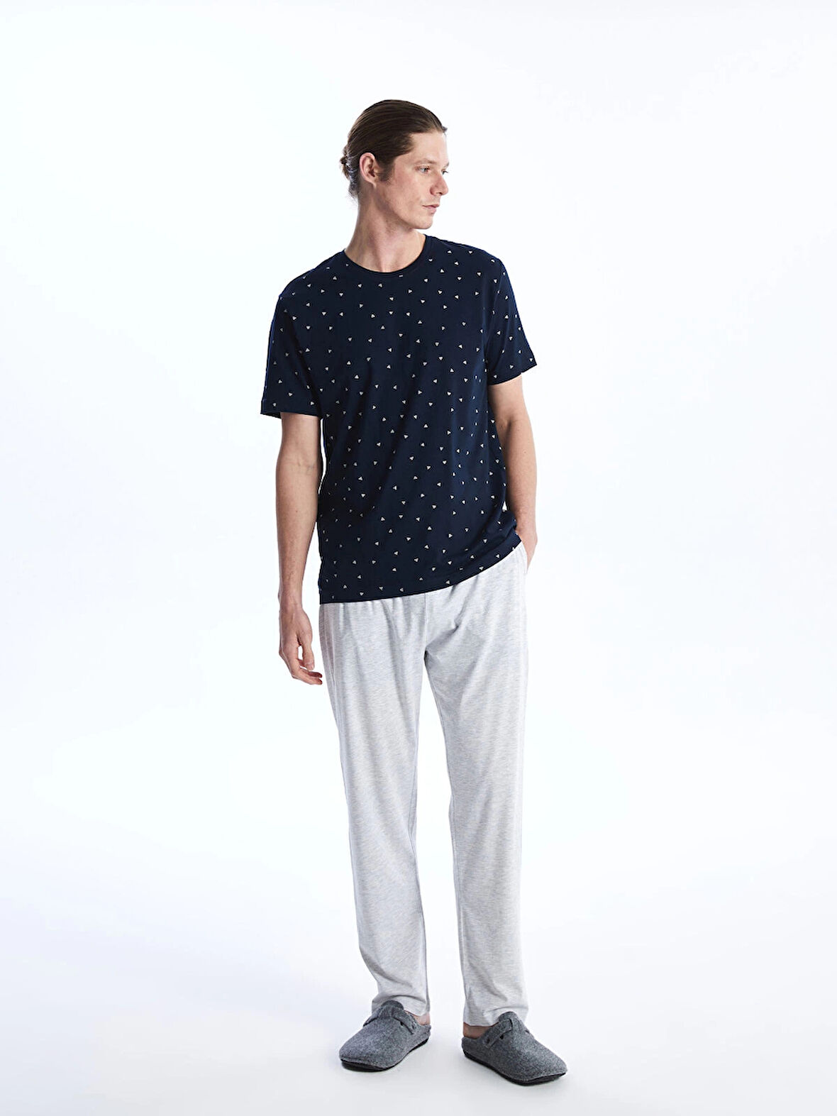 LC WAIKIKI Lacivert Standart Kalıp Erkek Pijama Takımı