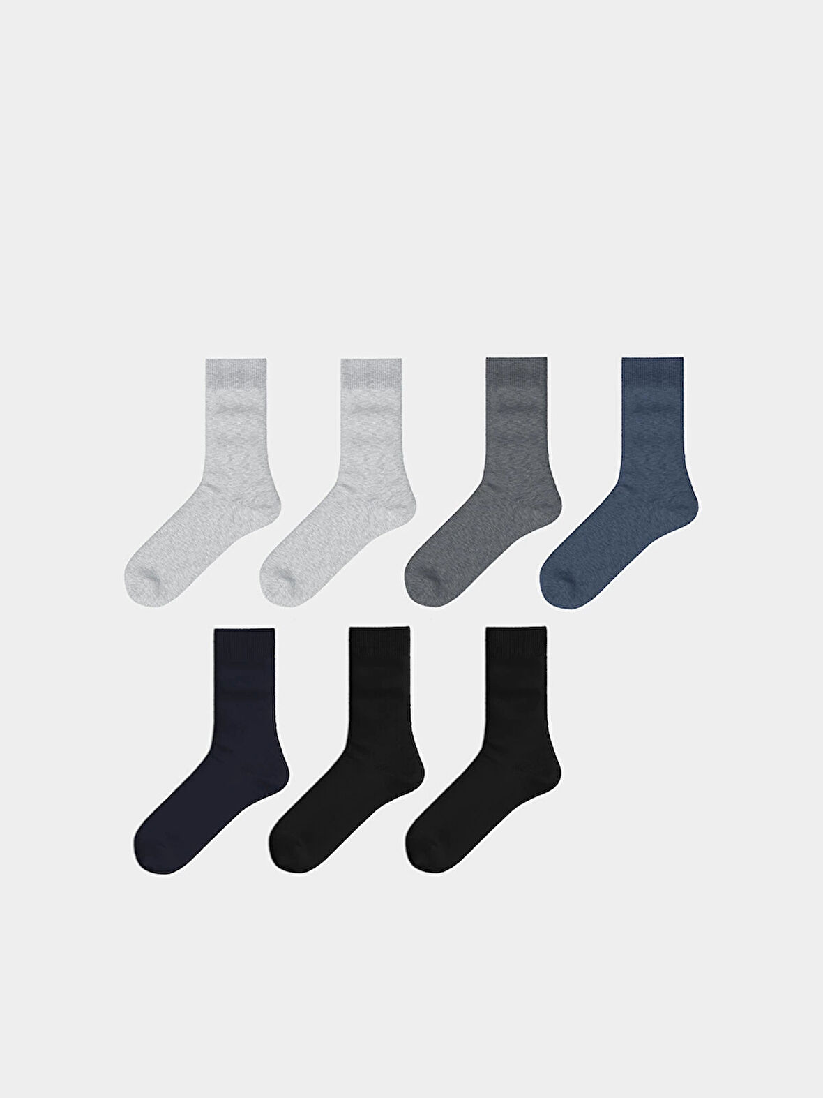 LCW ACCESSORIES Karişik Erkek Soket Çorap 7'li