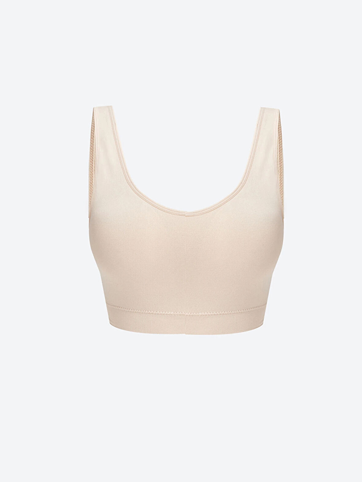 LCW DREAM Pembe Balensiz Dolgusuz Düz Seamless Sporcu Sütyen