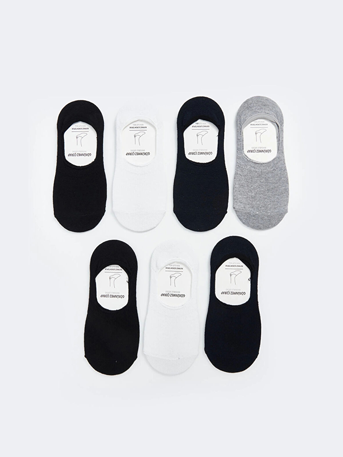 LCW ACCESSORIES Karişik Erkek Babet Çorap 7'li