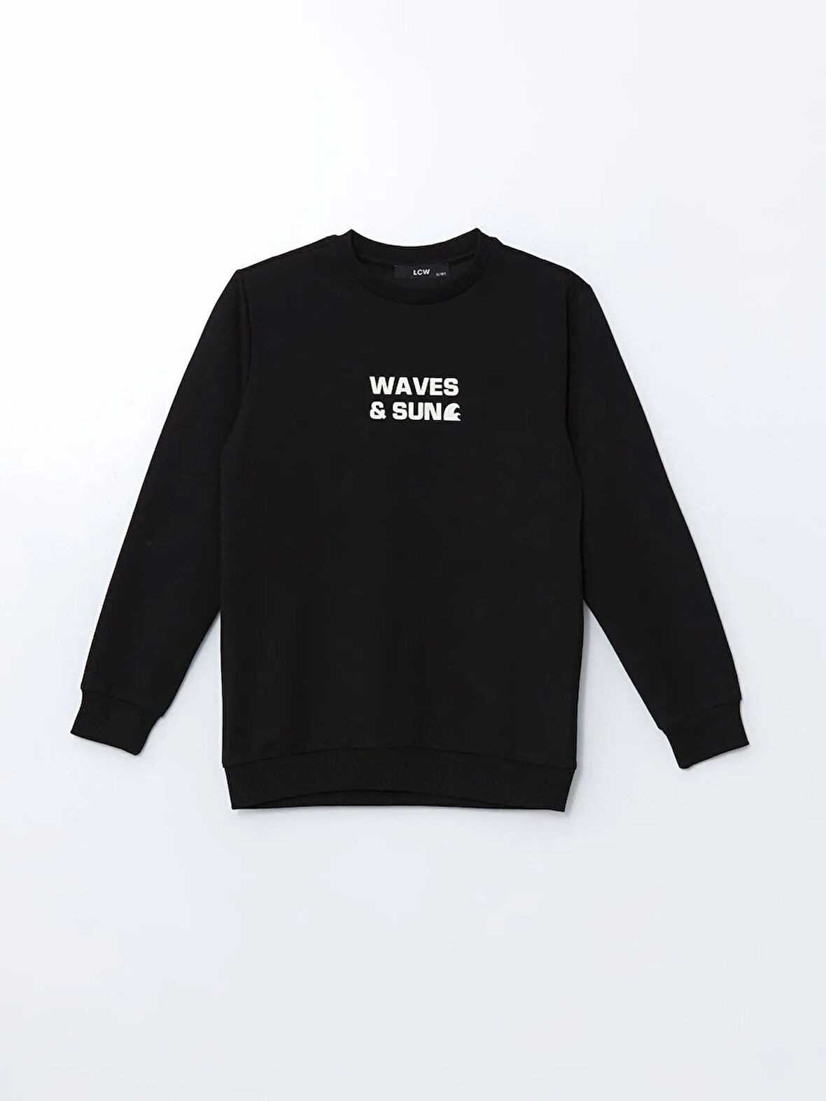 Bisiklet Yaka Baskılı Erkek Çocuk Sweatshirt_W4LF44Z4-HEG_8684141659932_5-6 Yaş