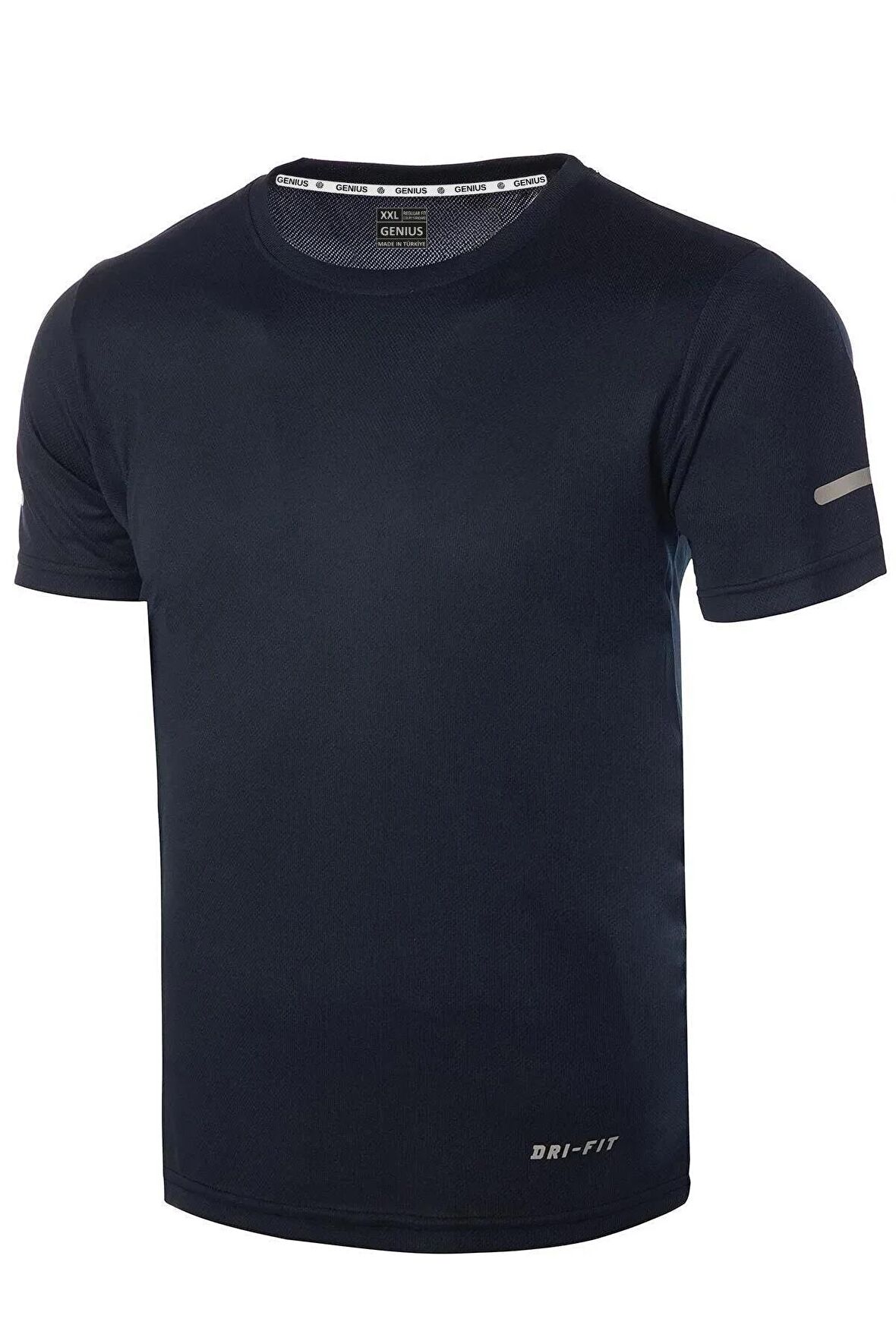 Erkek Nem Emici Hızlı Kuruma Atletik Teknik Performans Spor T-shirt Drıfıt-kısakol