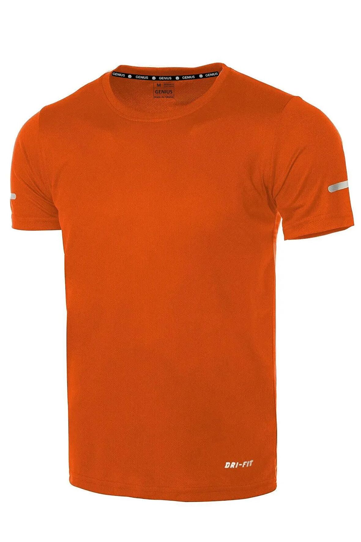 Genius Erkek Nem Emici Hızlı Kuruma Atletik Teknik Performans Spor T-shirt Drıfıt-kısakol