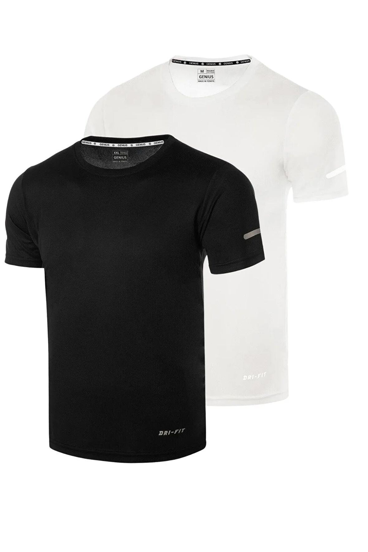 Erkek Nem Emici Hızlı Kuruma Atletik Teknik Performans Spor T-shirt DRIFIT-KISAKOL2