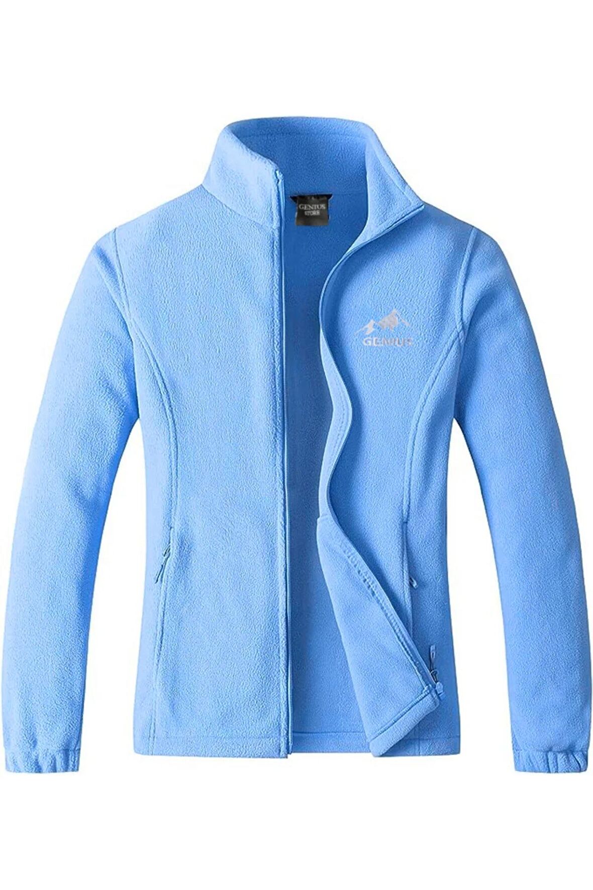 Unisex Renkli Tam Fermuarlı Polar Outdoor Polar Ceket Tactical Polar