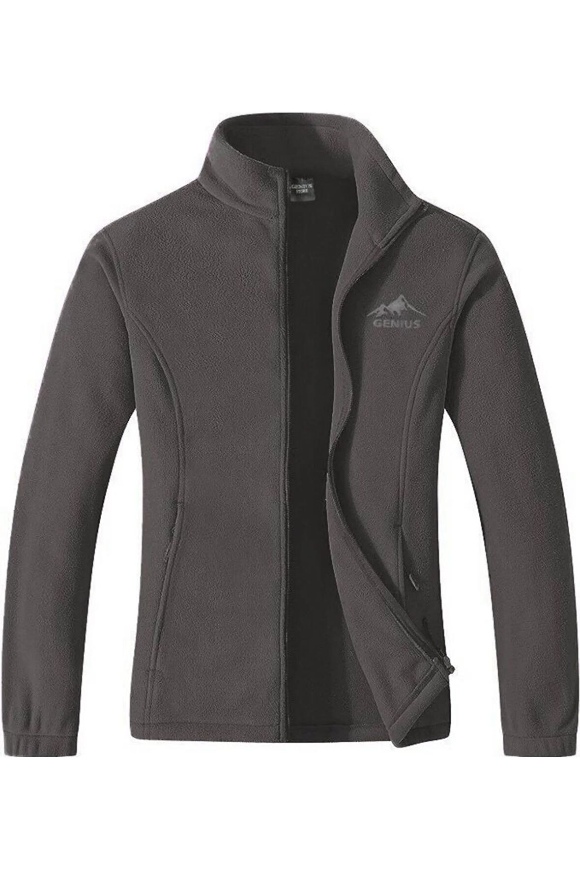 Unisex Renkli Tam Fermuarlı Polar Outdoor Polar Ceket Tactical Polar