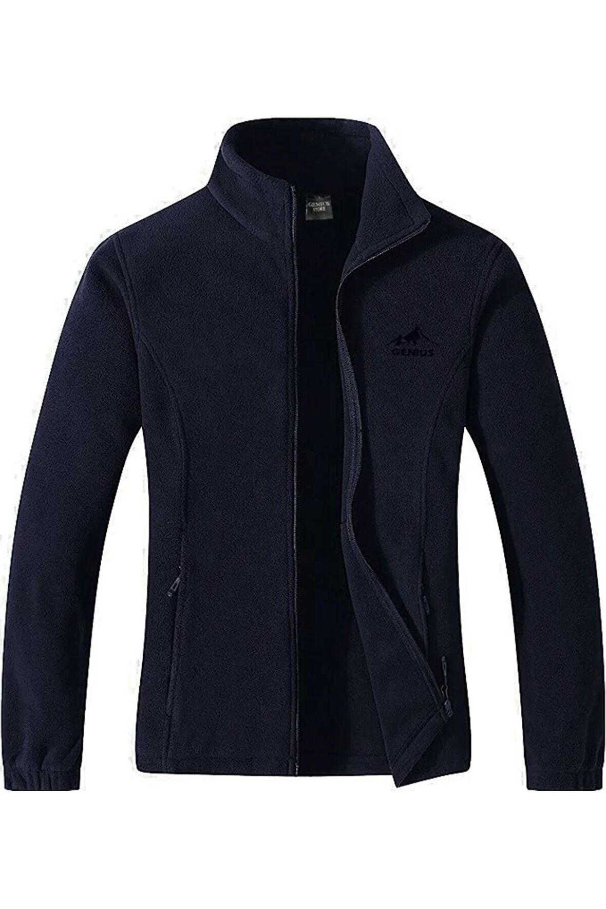 Unisex Renkli Tam Fermuarlı Polar Outdoor Polar Ceket Tactical Polar