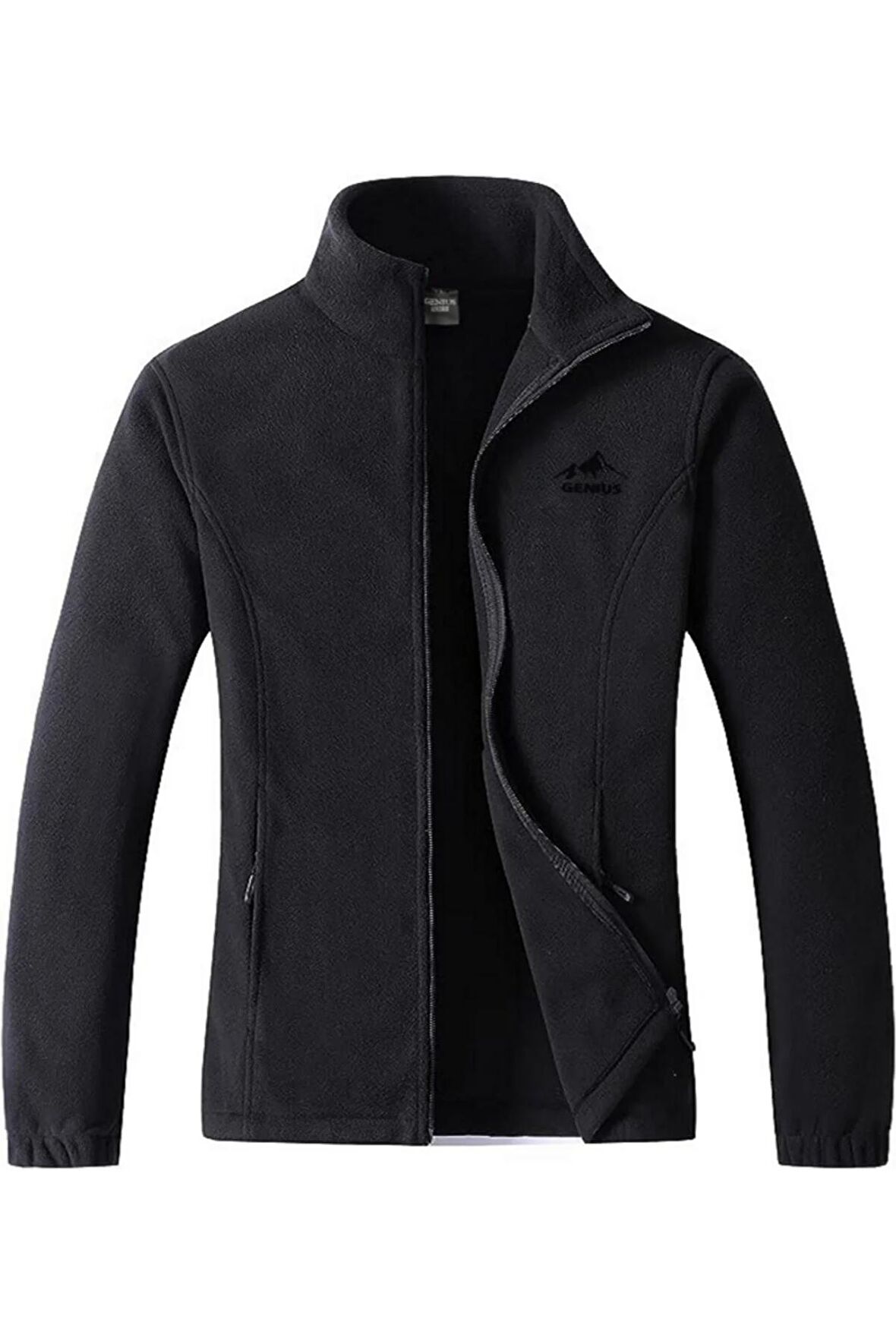 Unisex Renkli Tam Fermuarlı Polar Outdoor Polar Ceket Tactical Polar