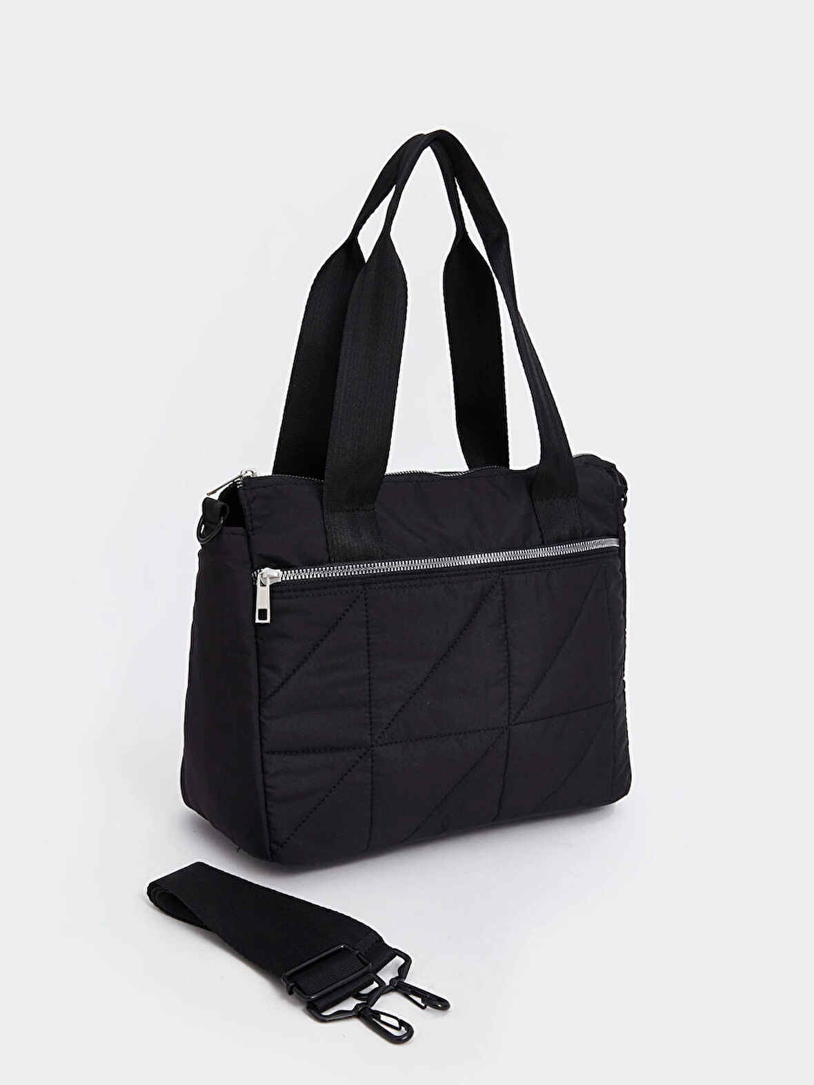 LCW ACCESSORIES Siyah Çıkarılabilir Askılı Kadın Kol Çantası