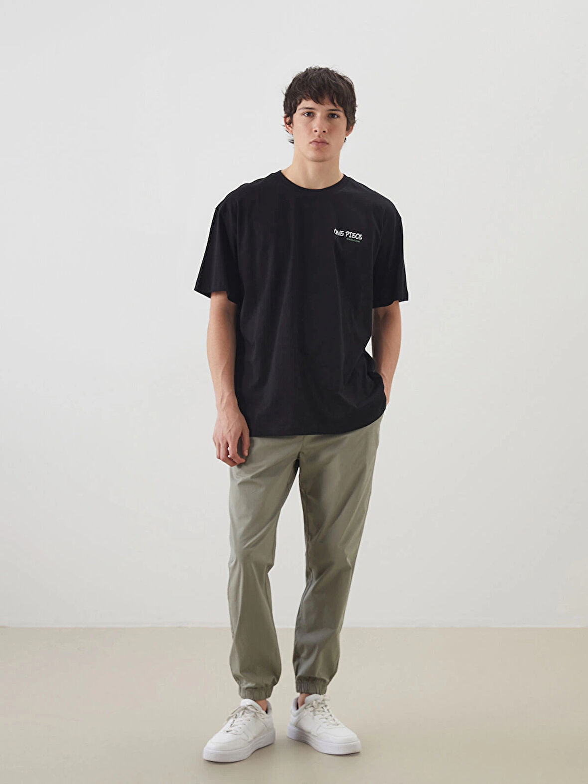 XSIDE Haki Standart Kalıp Erkek Jogger Pantolon