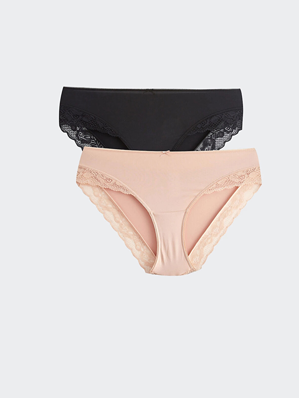 LCW DREAM PEMBE Dantel Detaylı Hipster Külot 2'li Paket