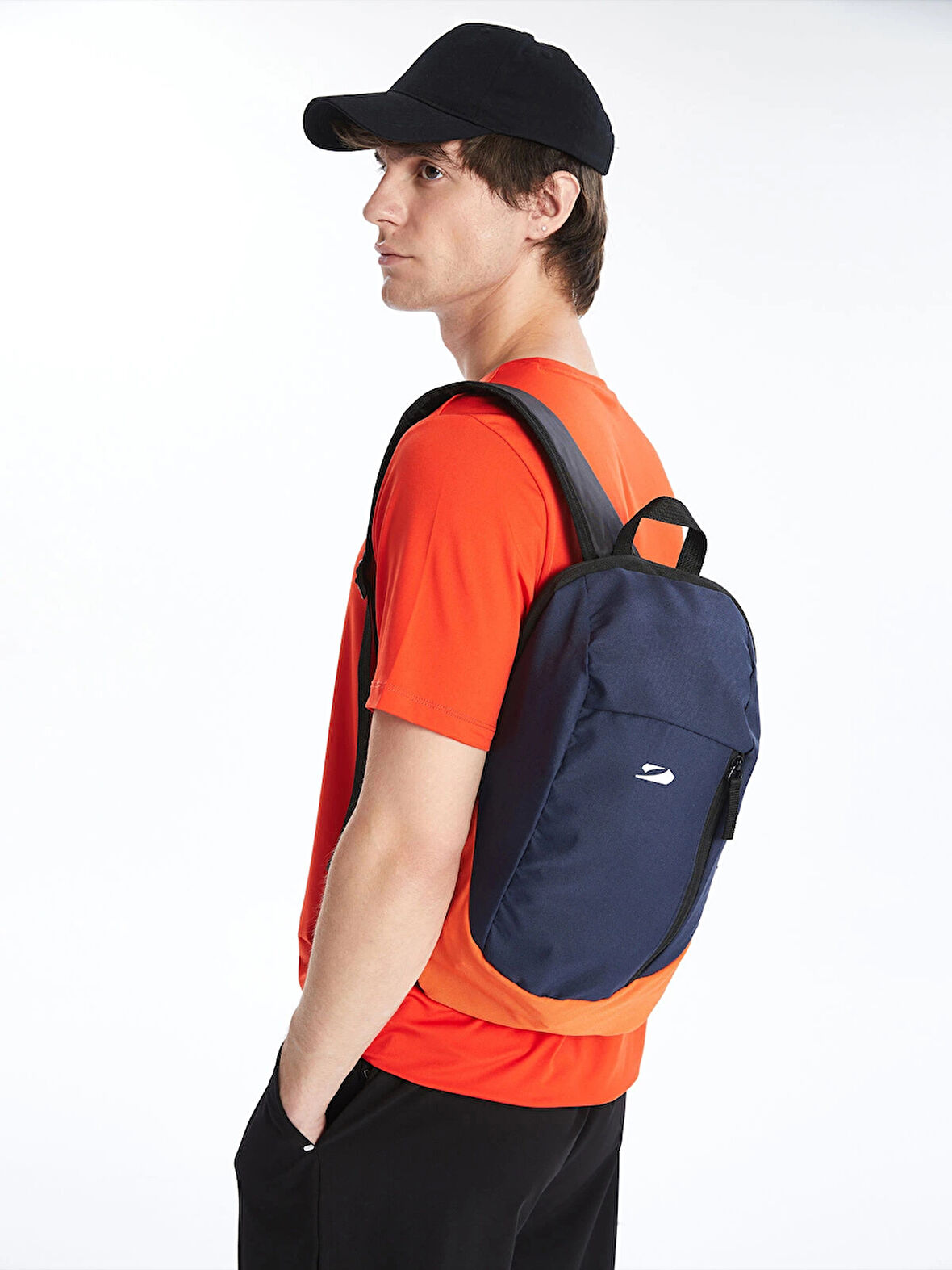 LCW ACCESSORIES LACİVERT Baskılı Erkek Sırt Çantası