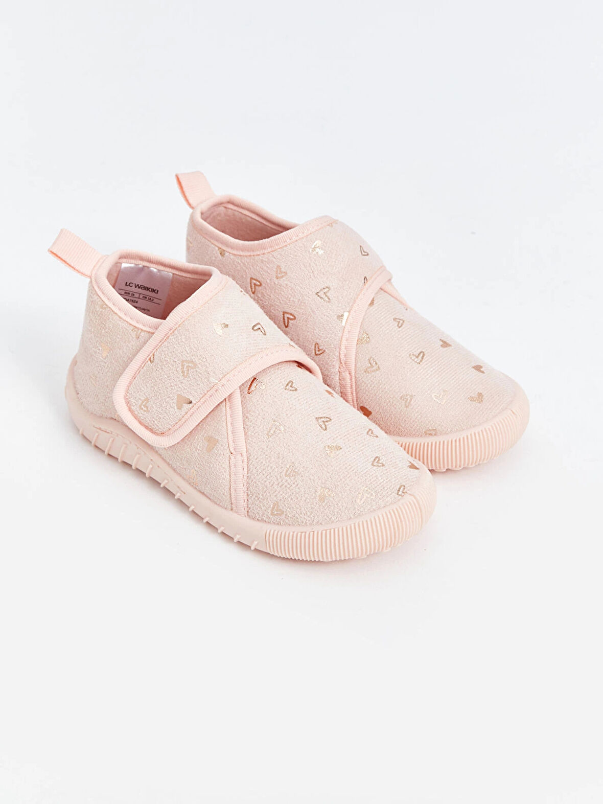 LCW STEPS Pembe Cırt Cırtlı Kız Çocuk Panduf