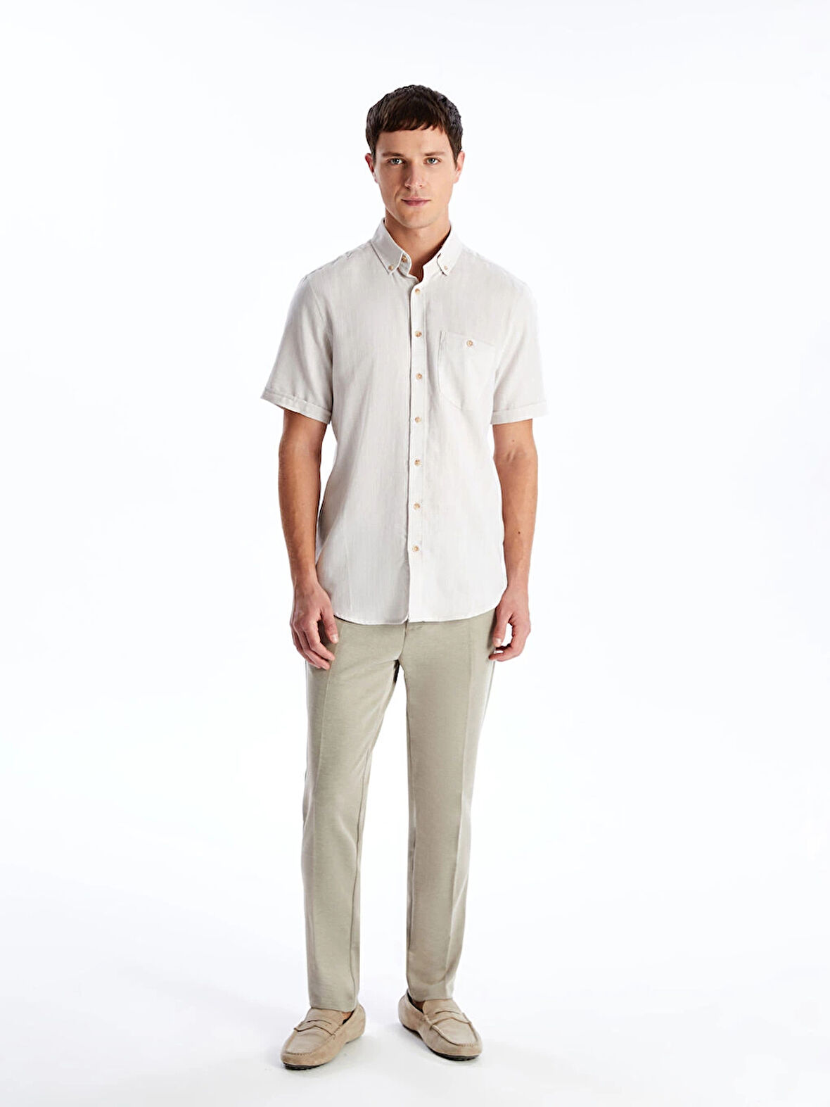 LCWAIKIKI Classic Bej Slim Fit Erkek Pantolon