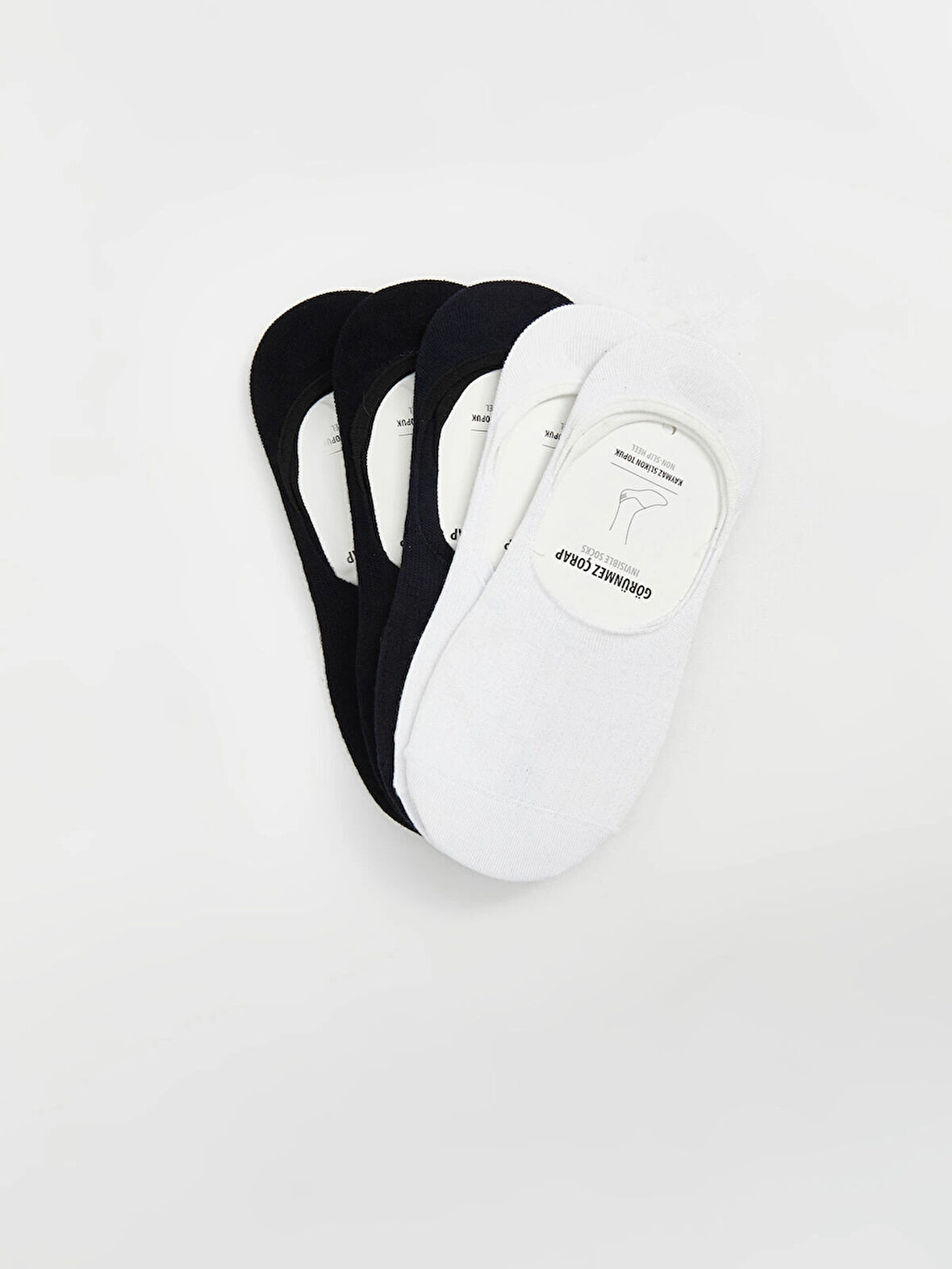 LCW ACCESSORIES Karişik Bambu Erkek Babet Çorap 5'li