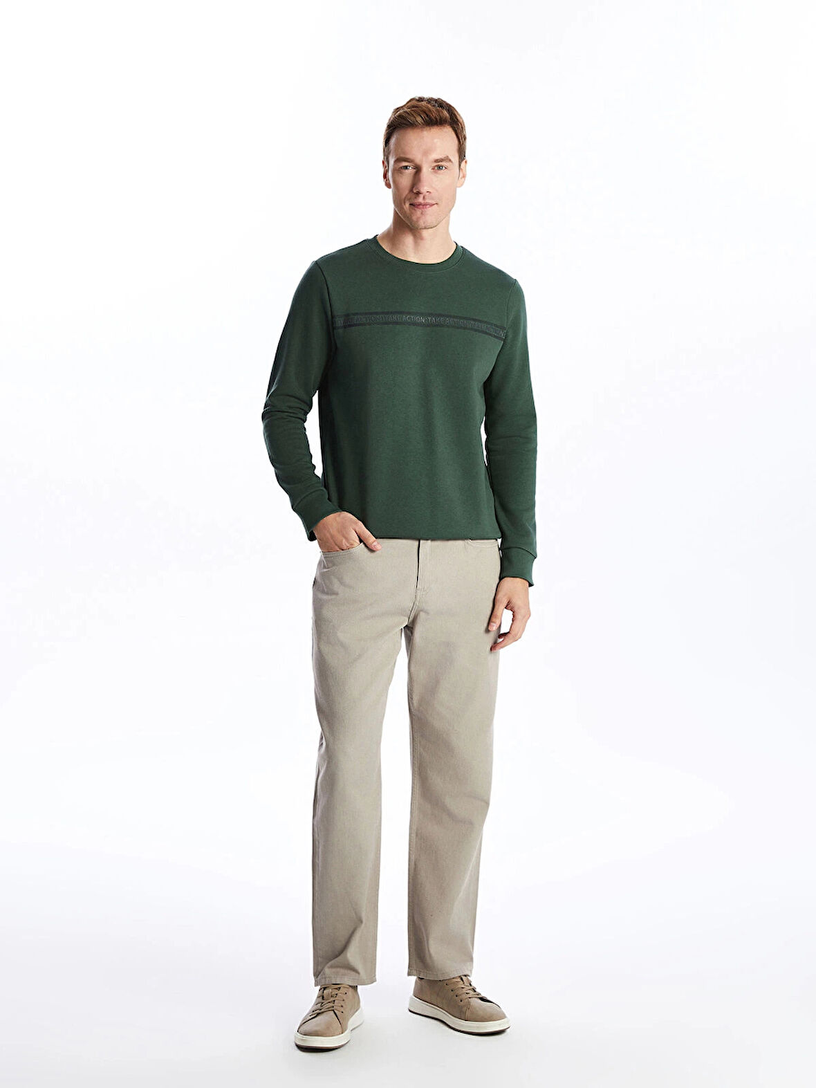 LCWAIKIKI Classic BEJ Rahat Kalıp Erkek Chino Pantolon