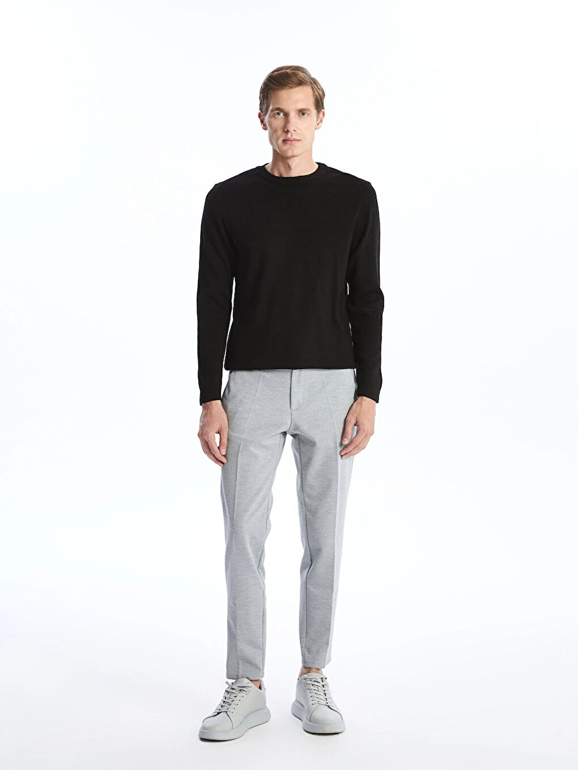 LCWAIKIKI Classic Gri Dar Kalıp Erkek Chino Pantolon