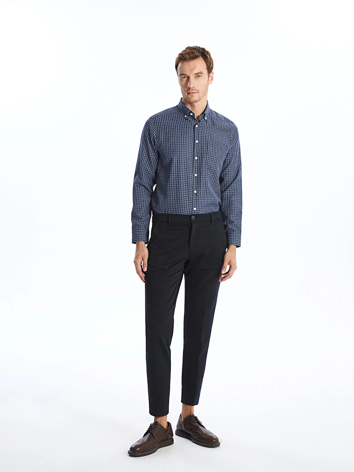 LCWAIKIKI Classic LACİVERT Dar Kalıp Erkek Chino Pantolon