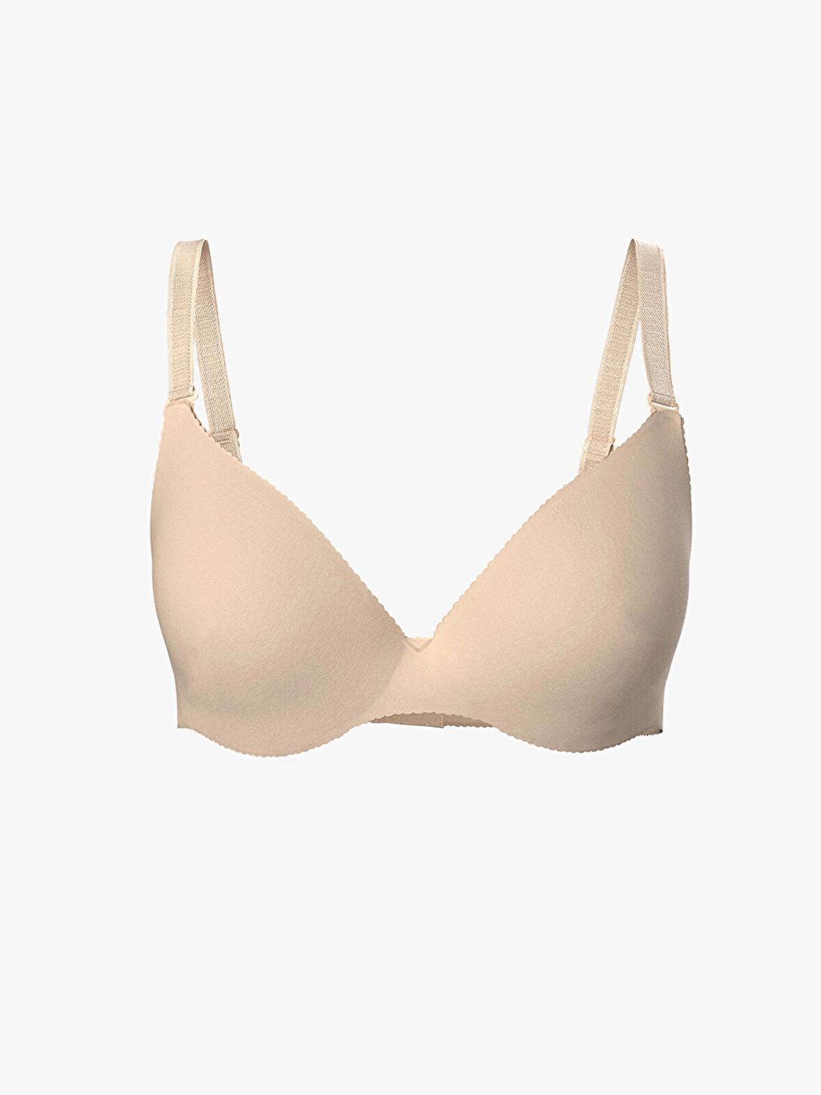 LCW DREAM Pembe Balensiz Yarım Dolgulu Düz Tişört Sütyen