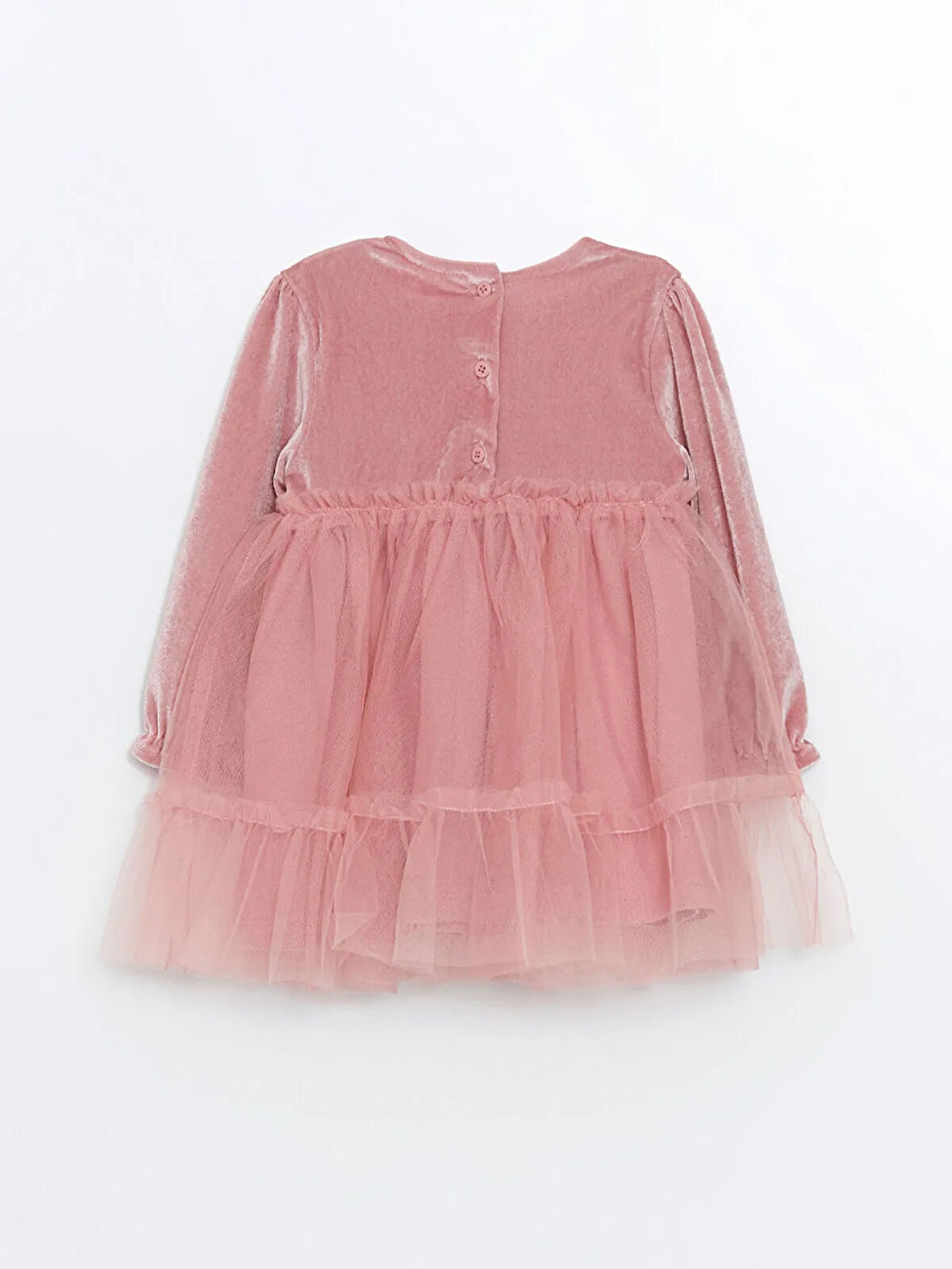 Uzun Kollu Tütü Kız Bebek Elbise_W4IF38Z1-V6886841479666386-9 Ay