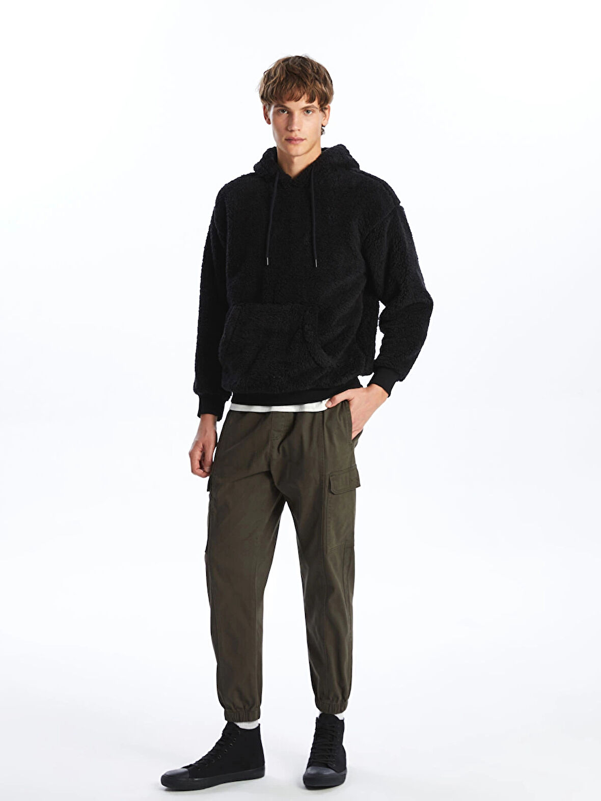 XSIDE HAKİ Standart Kalıp Erkek Kargo Pantolon