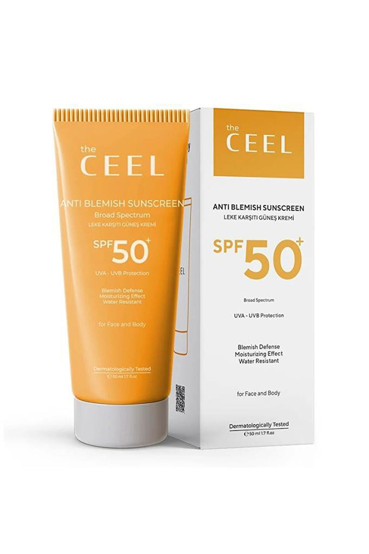 The Ceel Leke Karşıtı Yüksek Korumalı 50 ml 50 Faktör Güneş Kremi